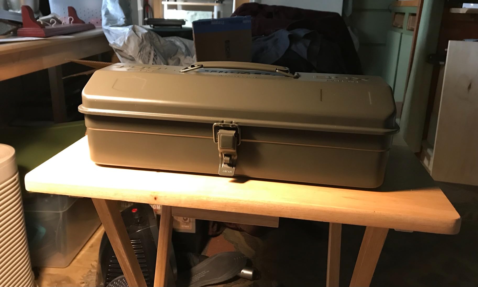 TRUSCO Y-350-GN Mountain Tool Box, 14.8 x 6.4 x 4.8 inches (373 x 164 x 124 cm), Green customer photo 1