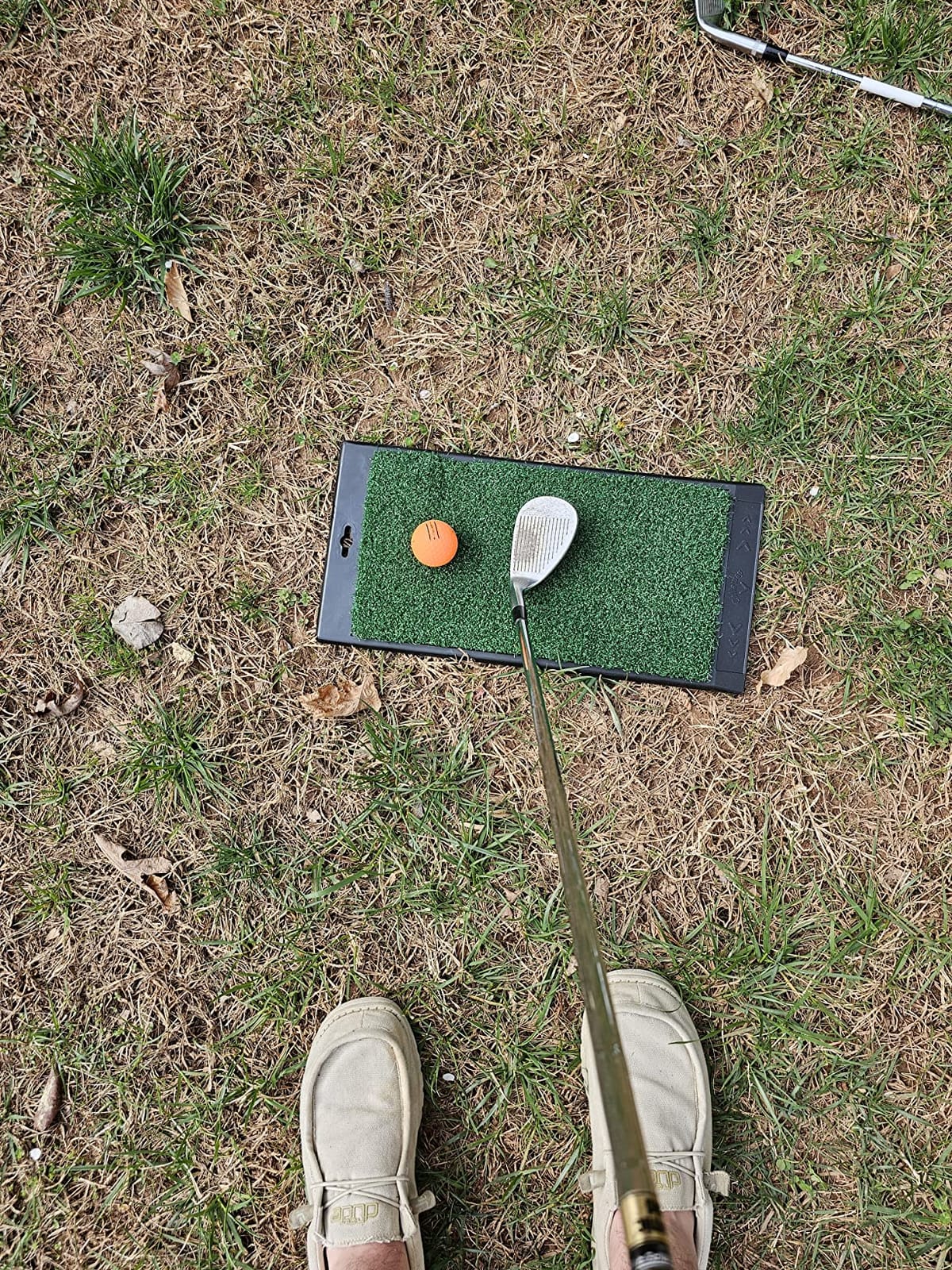 Callaway FT Launch Zone Golf Hitting Mat – Indoor/Outdoor Golf Swing Trainer customer photo 1
