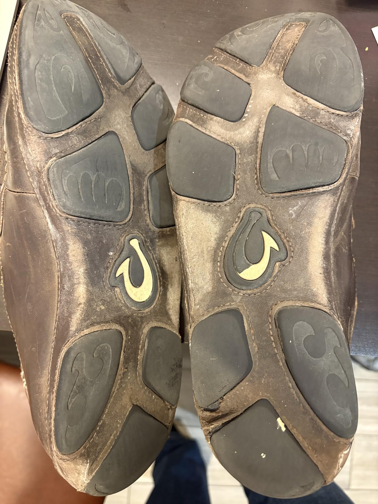 OluKai Moloa Men's Premium Leather Shoes, Easy Slip On & Off Design customer photo 2