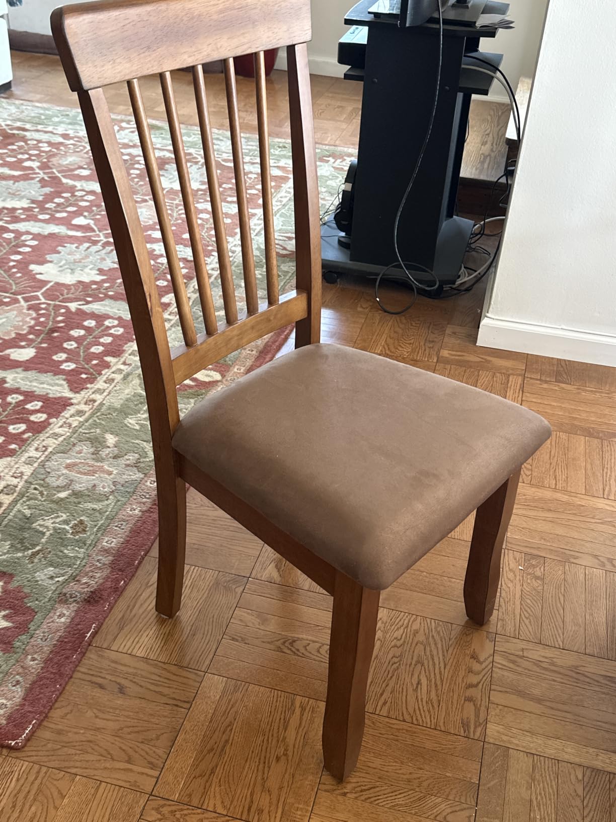 Signature Design by Ashley Berringer Wood Dining Chairs Set of 2, Brown customer photo 2