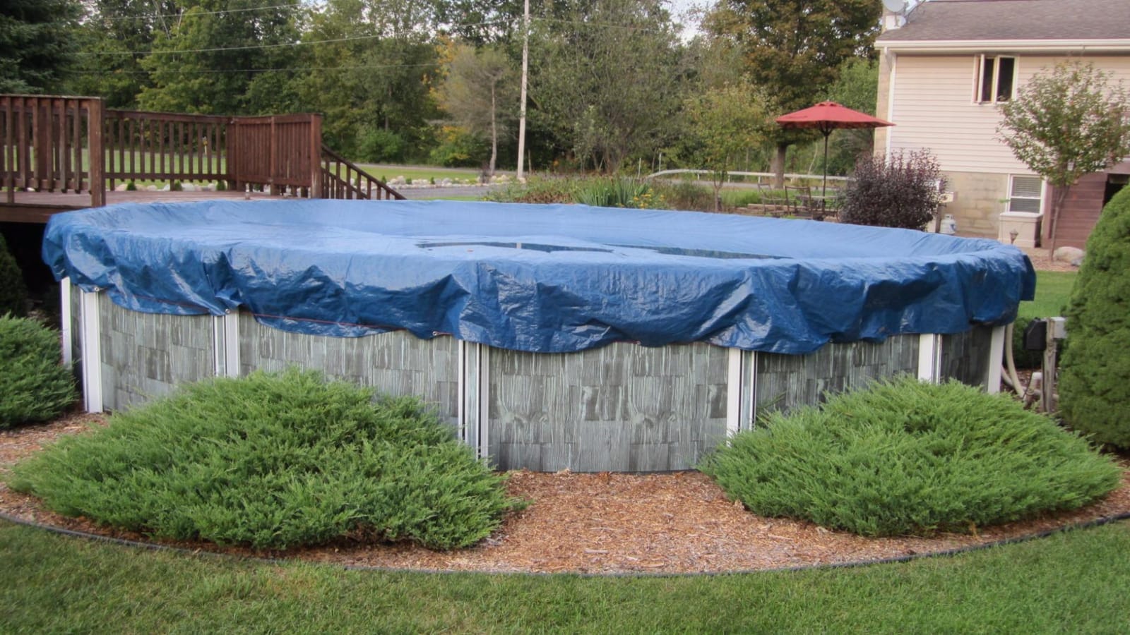 Robelle 24 ft Heavy Duty Super Winter Pool Cover for Above Ground Pools customer photo 2