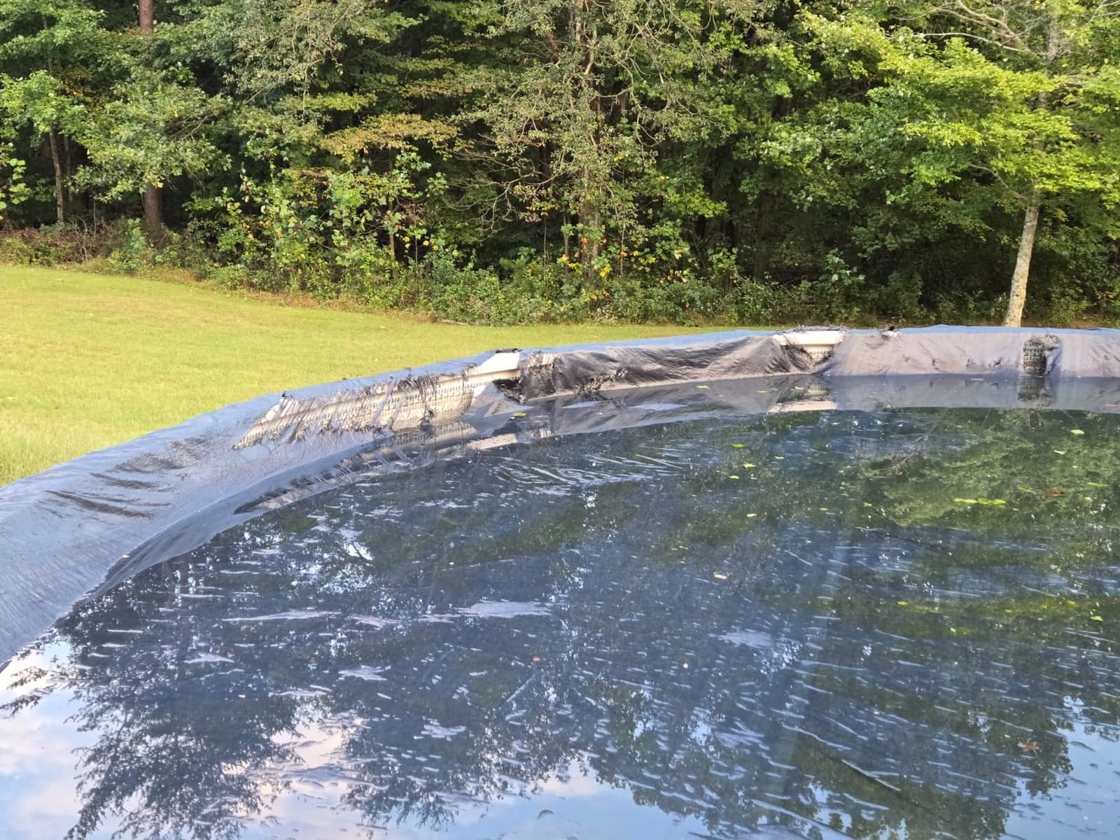 Blue Wave Arctic Armor 24-ft Round Above Ground Pool Winter Cover, Navy customer photo 1
