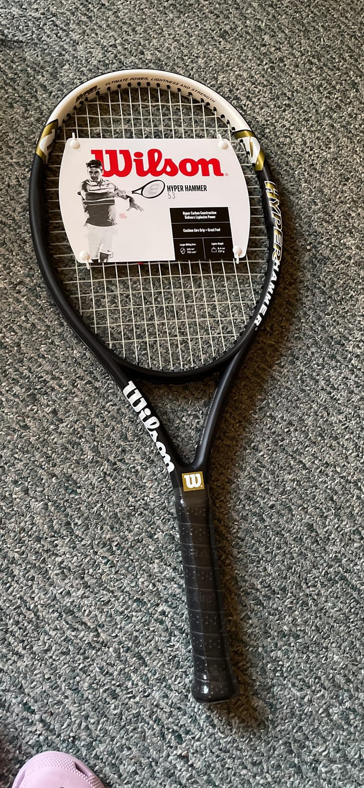 Wilson Hyper Hammer 5.3 Adult Recreational Tennis Rackets - Grip Sizes 1-4 customer photo 1