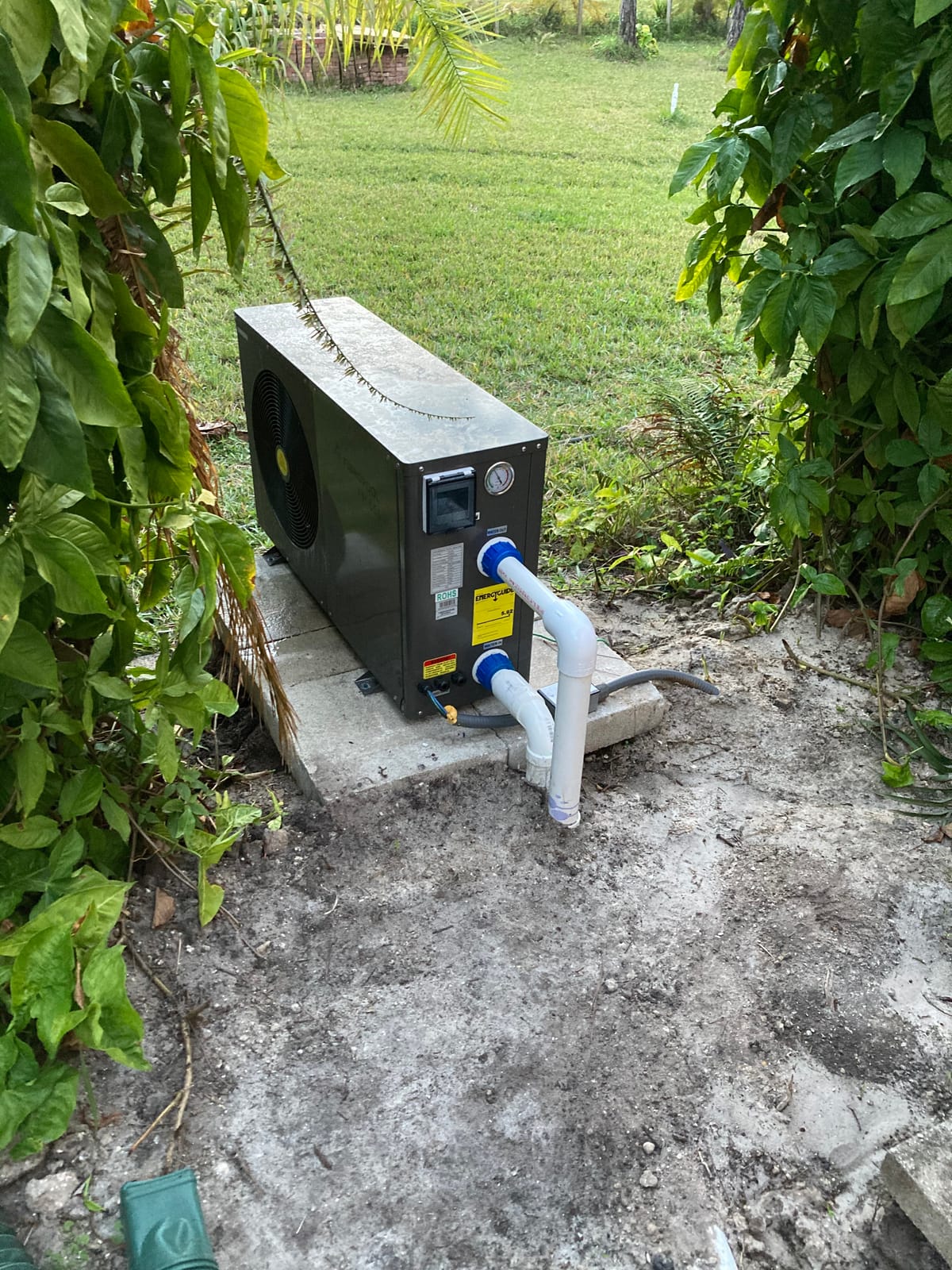 FibroPool Pool Heat Pump - 55,000 BTU Electric - FH255 - Titanium customer photo 2