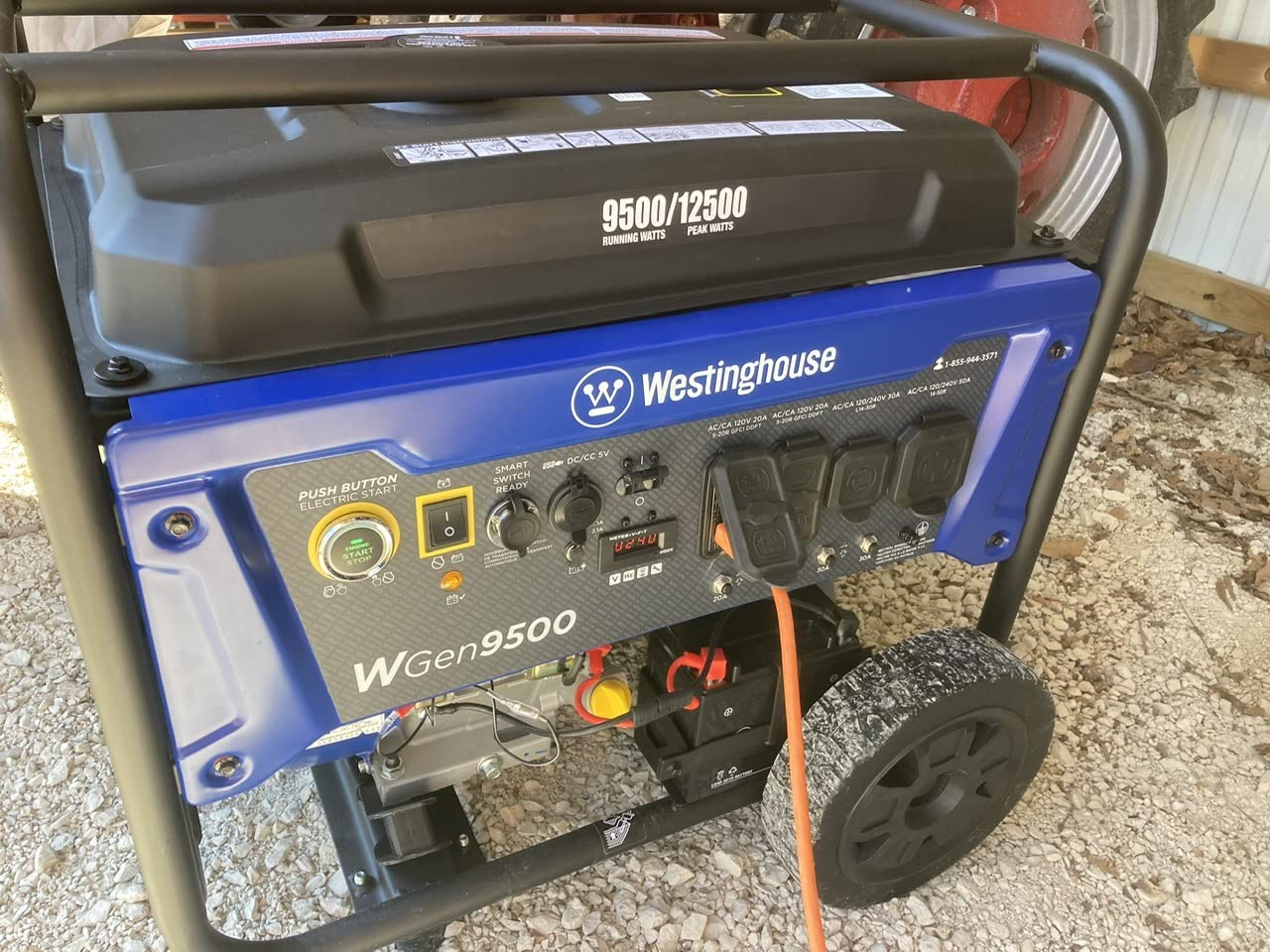 Westinghouse Outdoor Power Equipment WGen Generator Cover - Universal Fit For Portable Generators Up to 9500 Rated Watts customer photo 1