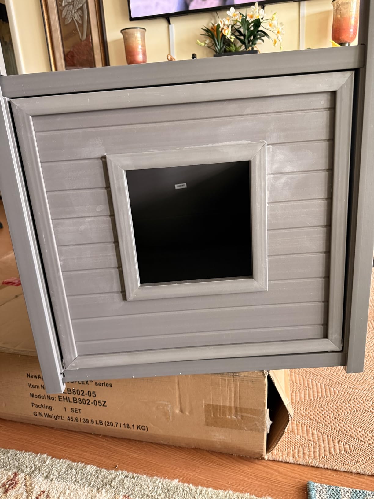 New Age Pet® ECOFLEX® Litter Loo® Enclosure, Standard, Black customer photo 2
