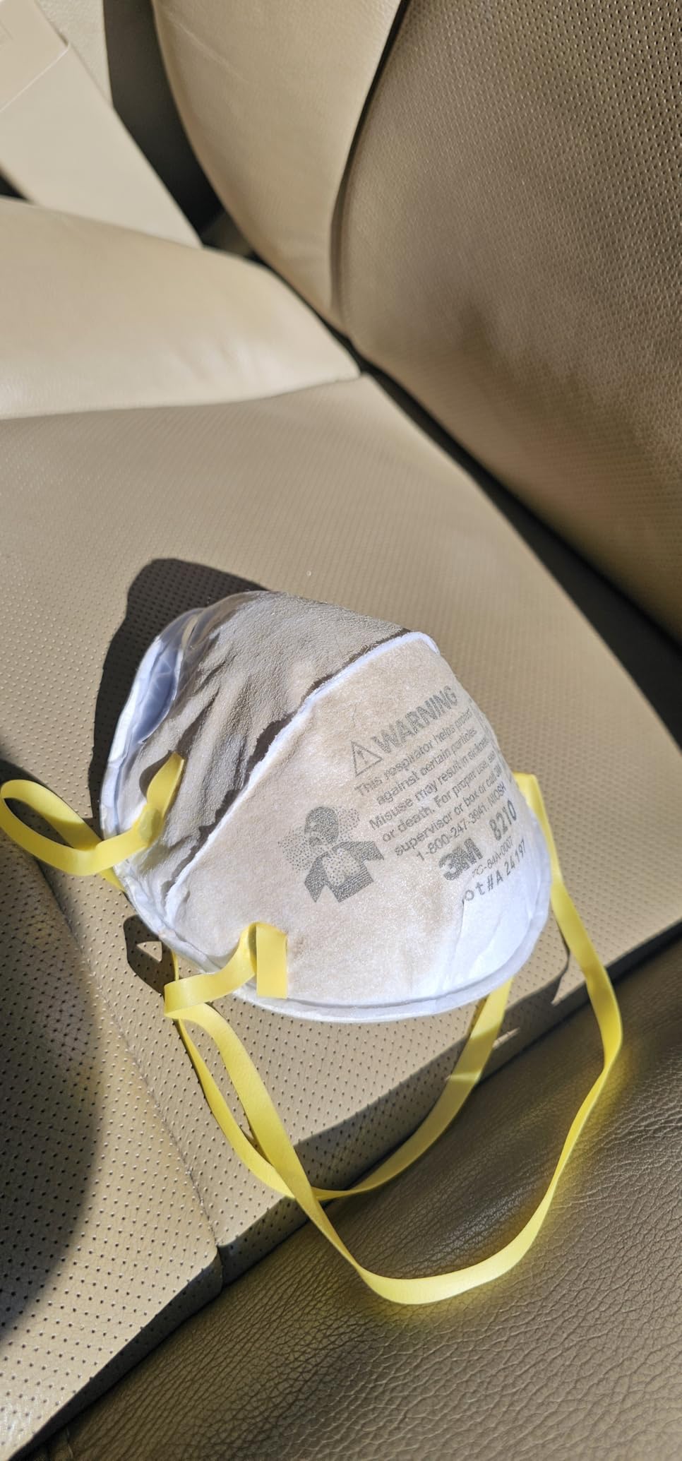 3M Particulate Disposable Respirator 8210, N95, Pack of 20, NIOSH APPROVED customer photo 1
