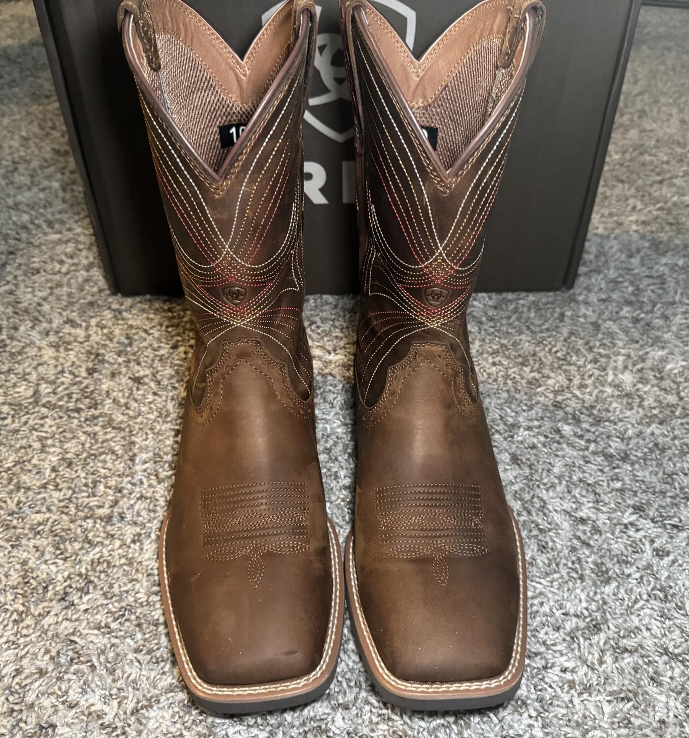 Ariat Men's Sport Western Wide Square Toe Cowboy Boot customer photo 2
