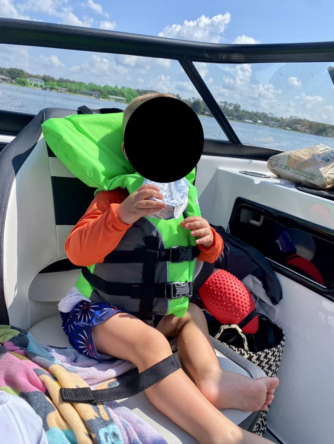 Stearns Child Life Jacket with Heads-Up Flotation, USCG Approved Type II Kids Life Vest for Pool, Beach, Lake, Boating & More, Youth PFD customer photo 2