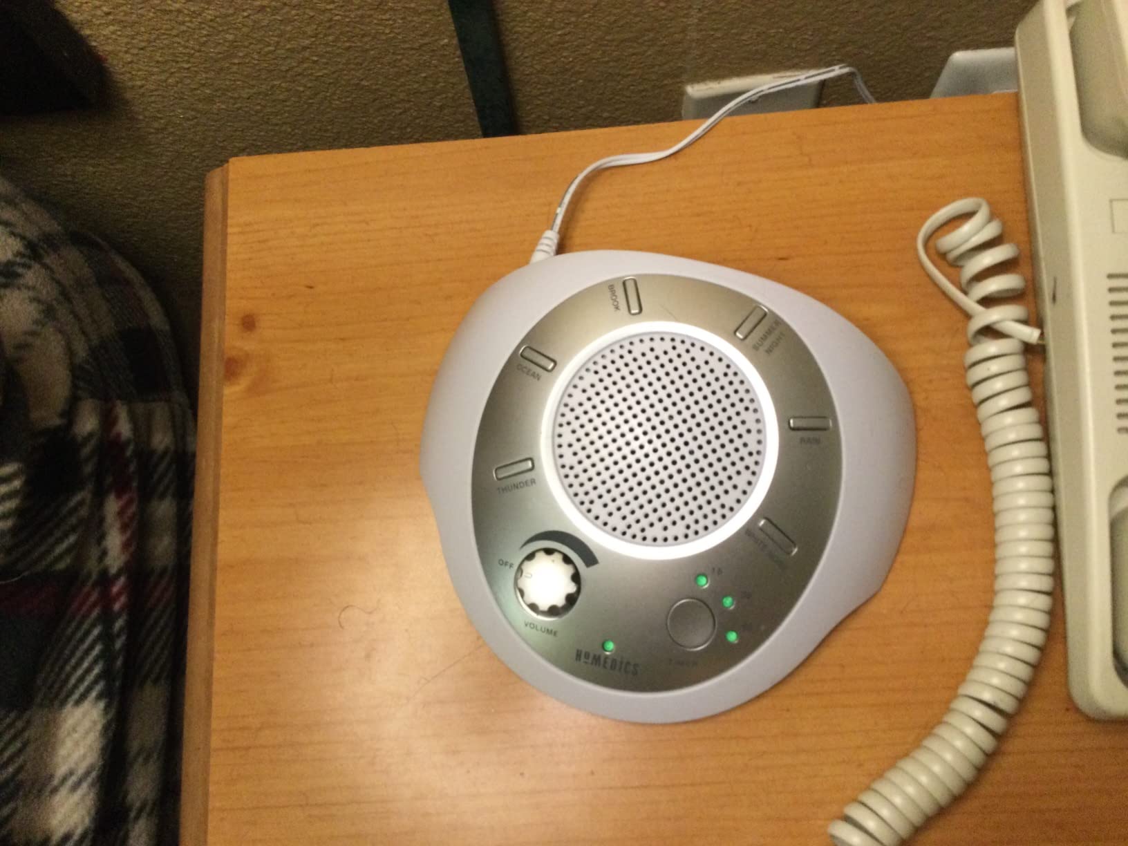 Homedics SoundSleep White Noise Sound Machine, Silver customer photo 2
