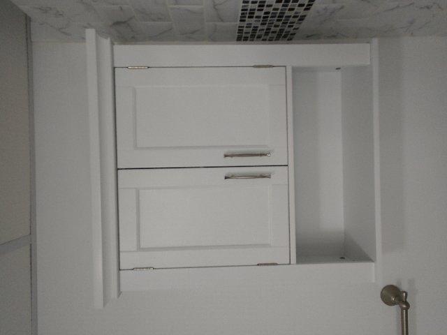 RiverRidge Somerset Two-Door Bathroom Wall Mount Medicine Cabinet, White | Open Display Shelf, Adjustable Interior Shelf, Two-Tone Handles, Space-Saving, Laundry Storage customer photo 1