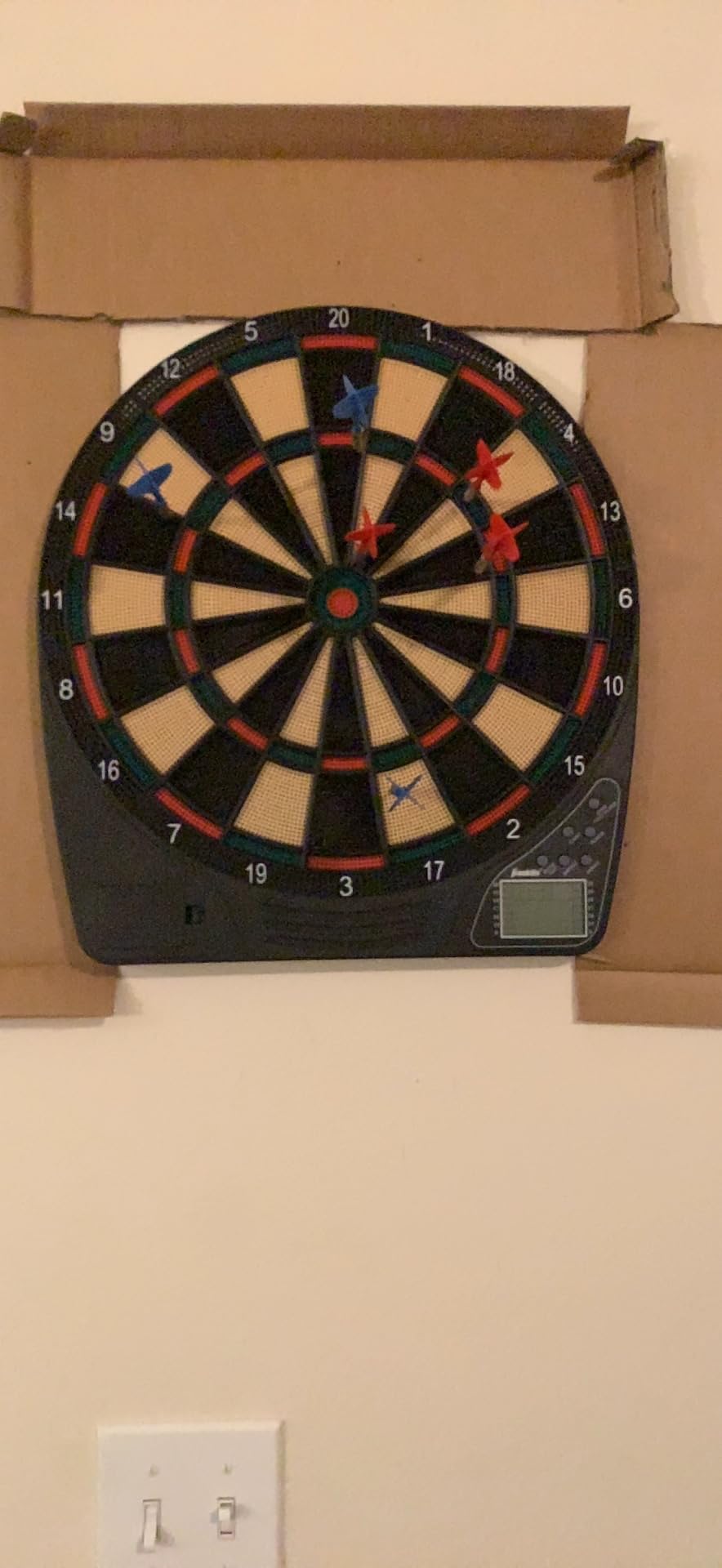 Franklin Sports Electronic Dart Board Sets - Soft Tip Electric Dartboard with Digital Scoreboard - (6) Darts Included customer photo 2