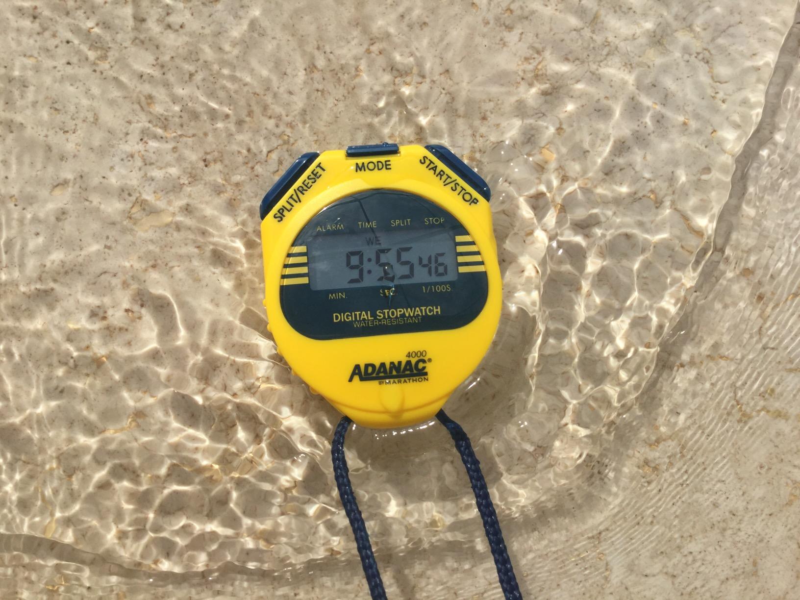 Marathon Adanac 4000 Digital Stopwatch Timer, Black - High Precision Accuracy to 1/100th Seconds - Water, Dust & Shock Resistant - 46” Lanyard Included customer photo 2