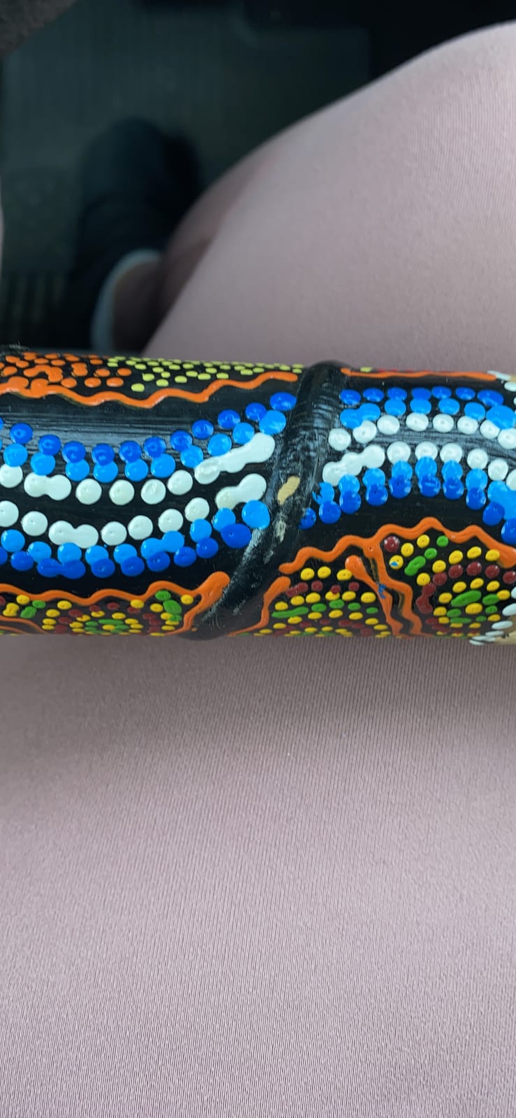 The New Age Source Rain Stick Small Dot Painted Each customer photo 1