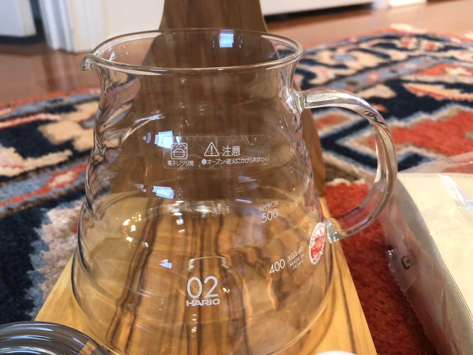 Hario V60 Olive Wood Pour Over Stand Set customer photo 2