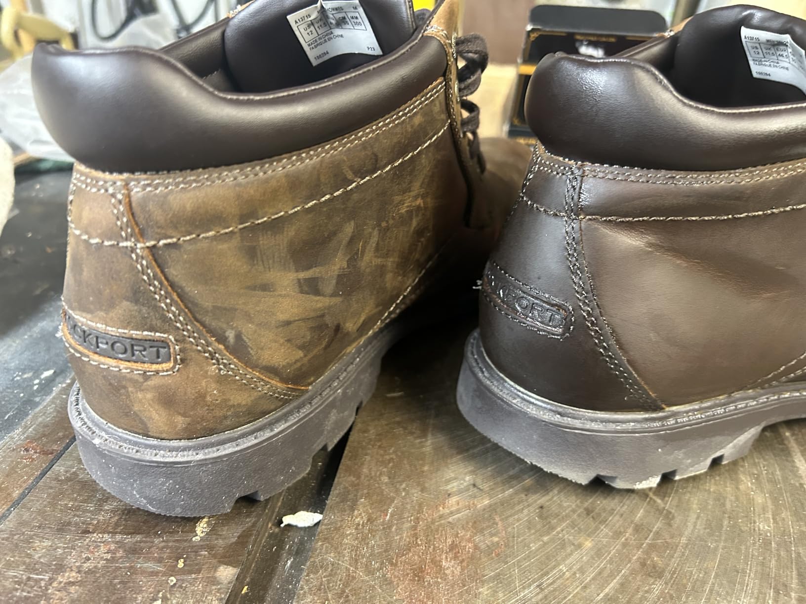 Rockport Men's Storm Surge Plain Toe Boot Chukka Boot customer photo 2