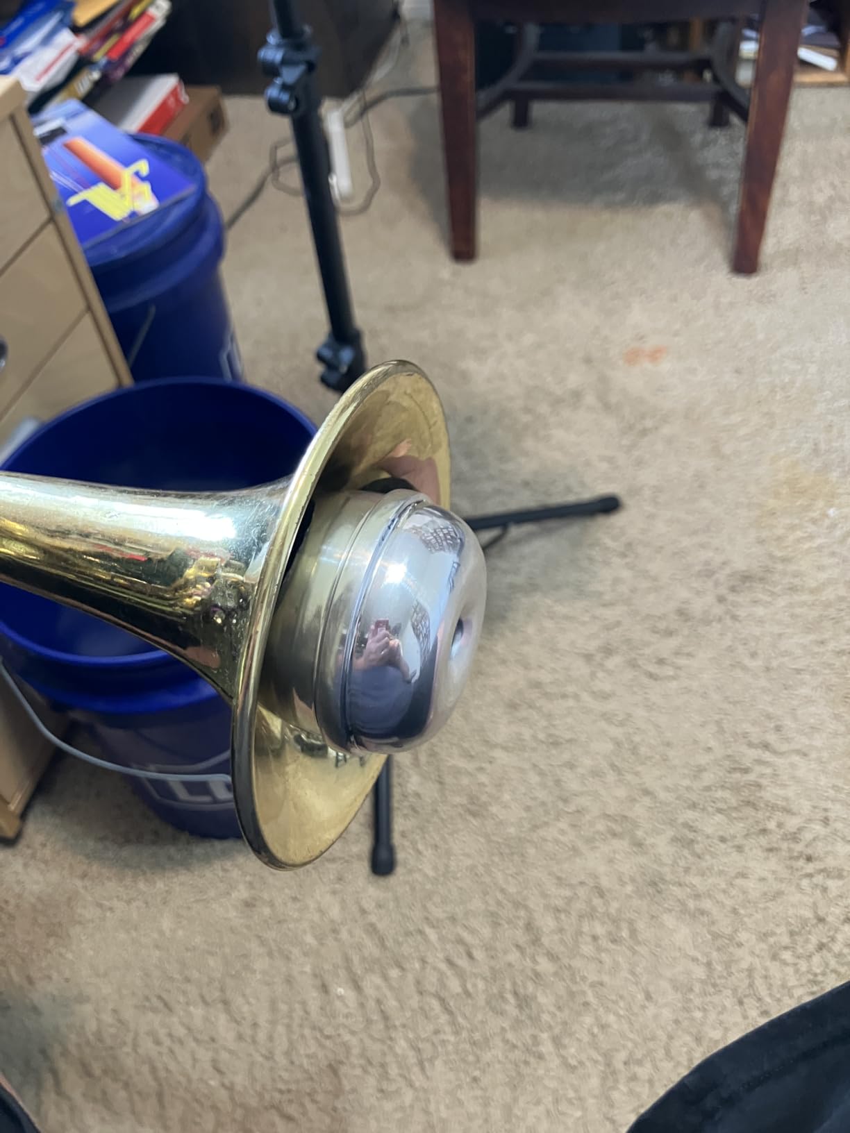 Trumpet Practice Mute, Compact Aluminum for Travel and Late-Night | Mutec customer photo 1
