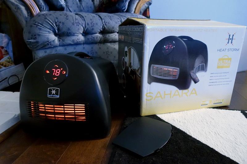 Heat Storm Mojave Indoor Ultra Lightweight Portable Infrared Space Heater - 1500 Watts - Built in Thermostat & Overheat Sensor - Remote Control customer photo 1