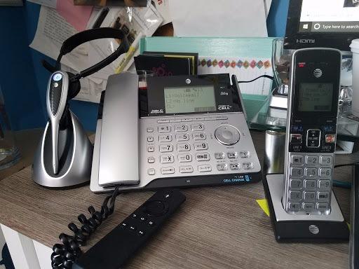 AT&T TL86103 2-Line Corded/Cordless Phone System for Small Business with Answering Machine, Connect-to-Cell Bluetooth, Caller ID, Intercom, Long Range & Expandable to 12 Handsets (Silver/Black) customer photo 2