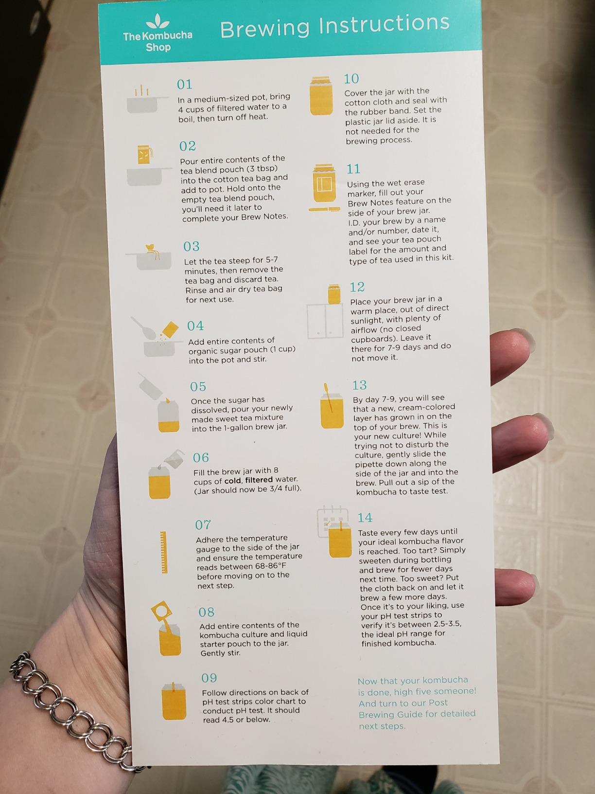 The Kombucha Shop Organic Kombucha Starter Kit - 1 Gallon Brewing Kit Includes All The Essentials Required for Brewing Kombucha At Home customer photo 1