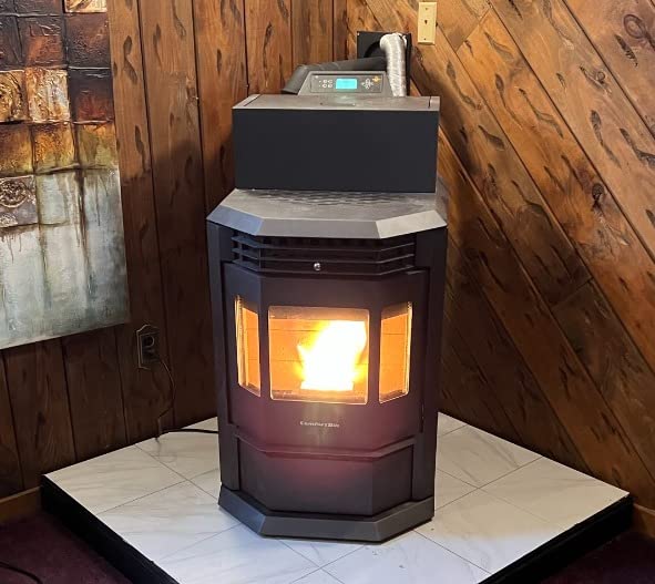 ComfortBilt HP22 Pellet Stove, 2,800 sq. ft., 55 lb. Hopper, Black customer photo 1