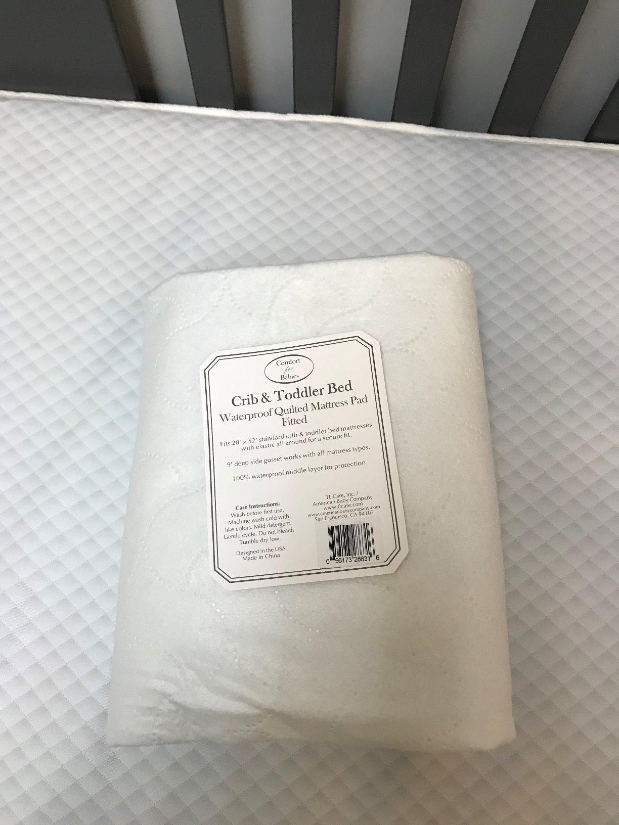 American Baby Company Waterproof Fitted Crib Mattress Protector 52