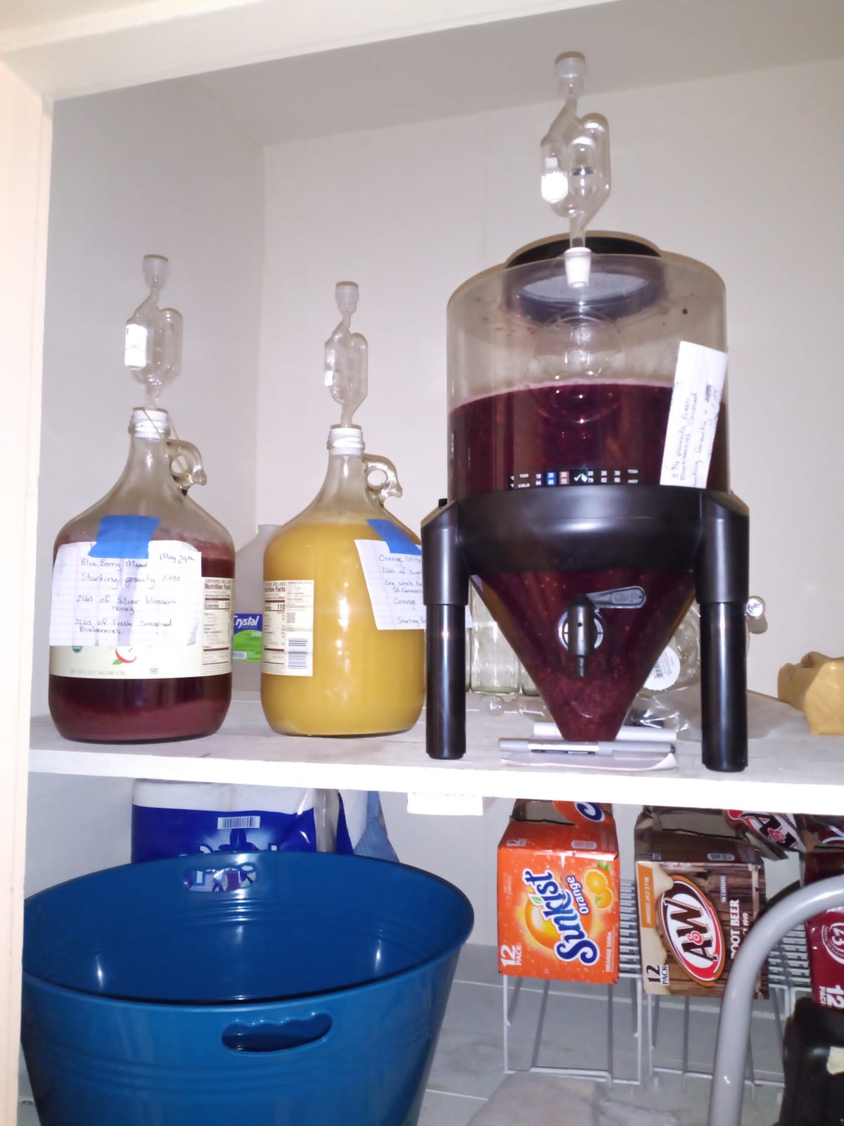 Conical Fermenting System - NO AIRLOCK OR Siphon Required - Made of BPA Free Food Grade Plastic that imparts Zero unwanted Flavors into Your Brew! customer photo 2