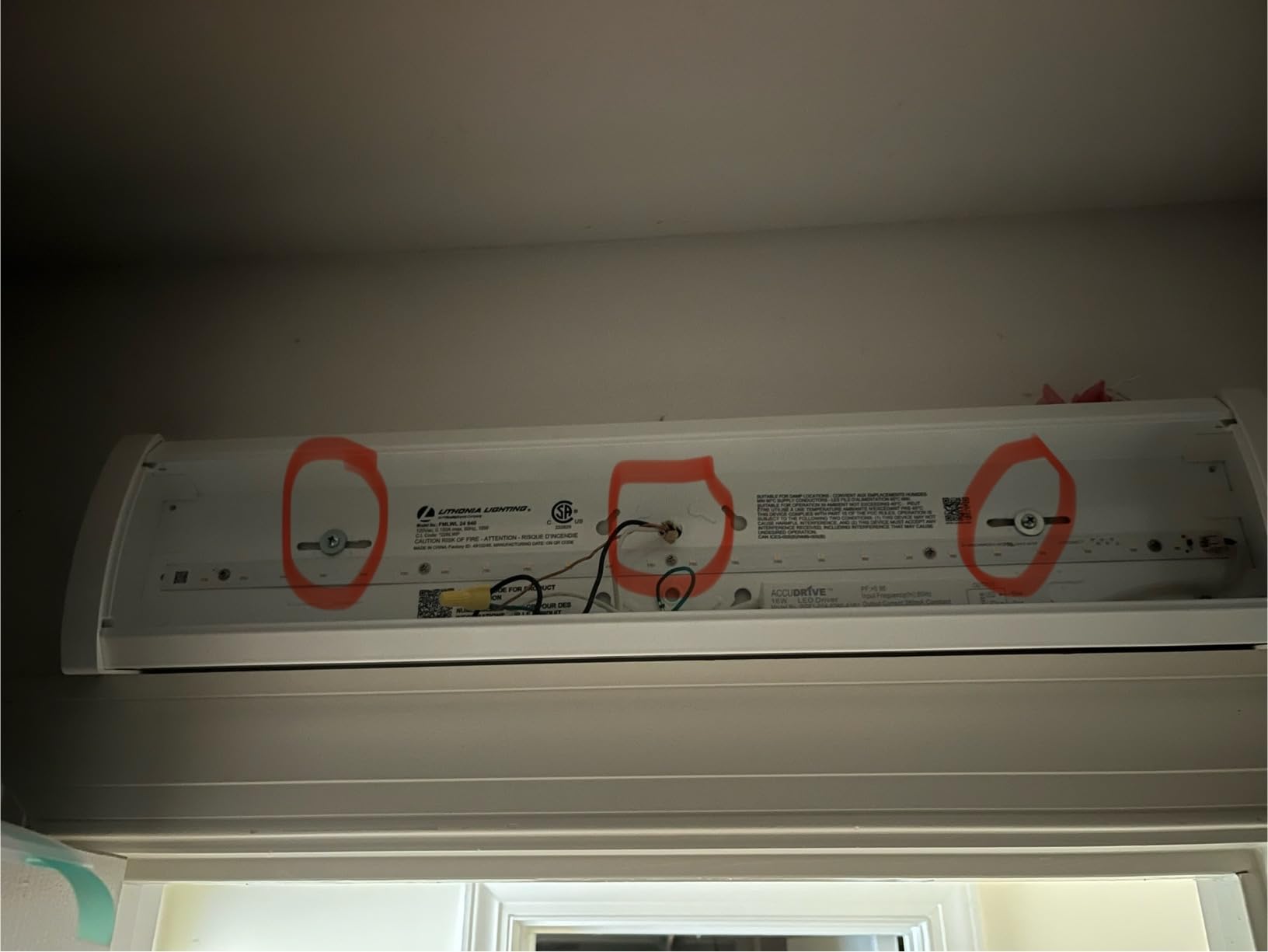 Lithonia Lighting 2' Low-Profile LED Wraparound Light Fixture, 4000K, 120V customer photo 2