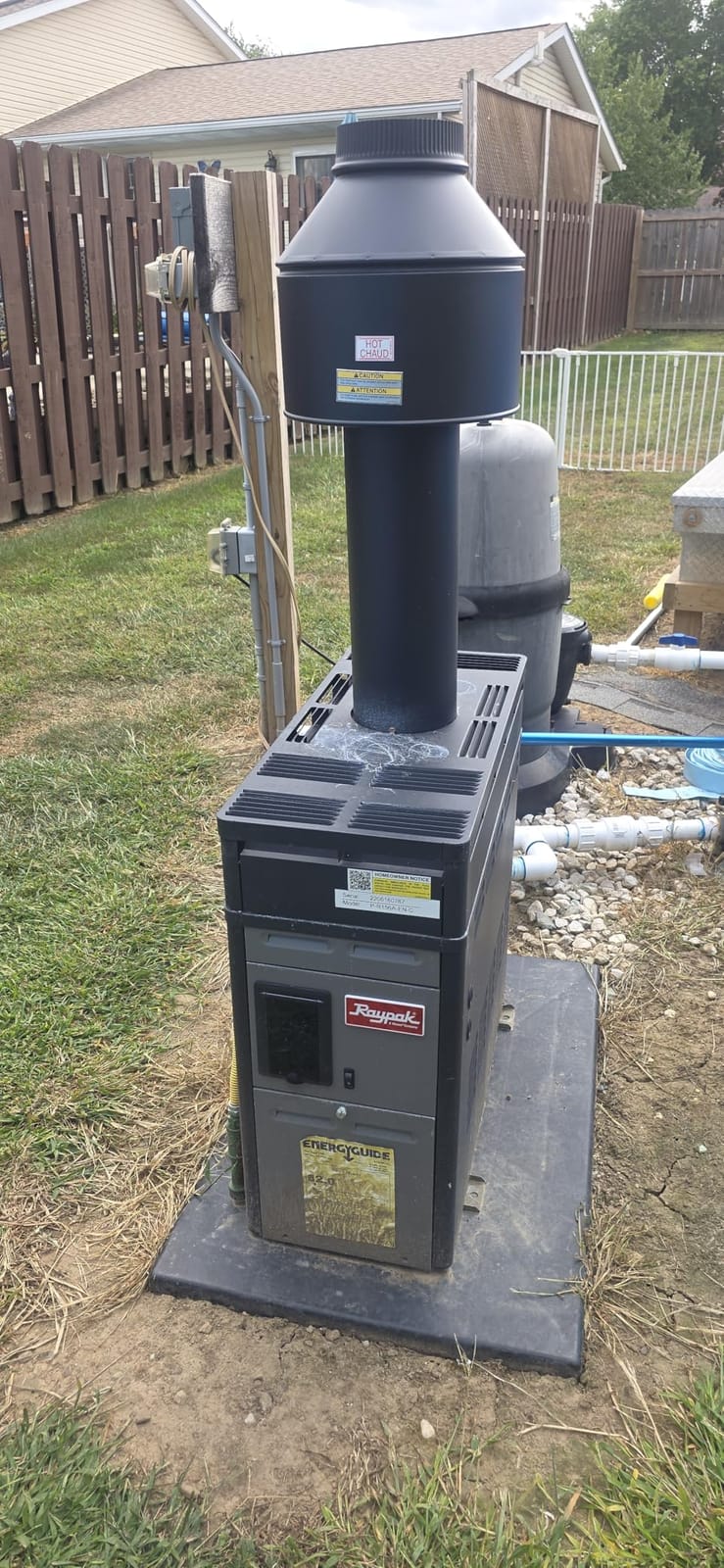 Raypak 014784 Polymer Headers Digital Control/Electronic Ignition/Natural Gas P-R156A-EN-C Heater customer photo 1