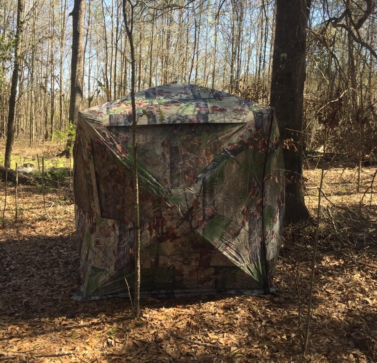 Barronett Big Cat Ground Hunting Blind, 3 Person Pop Up Portable, Backwoods Camo BC350BW customer photo 2