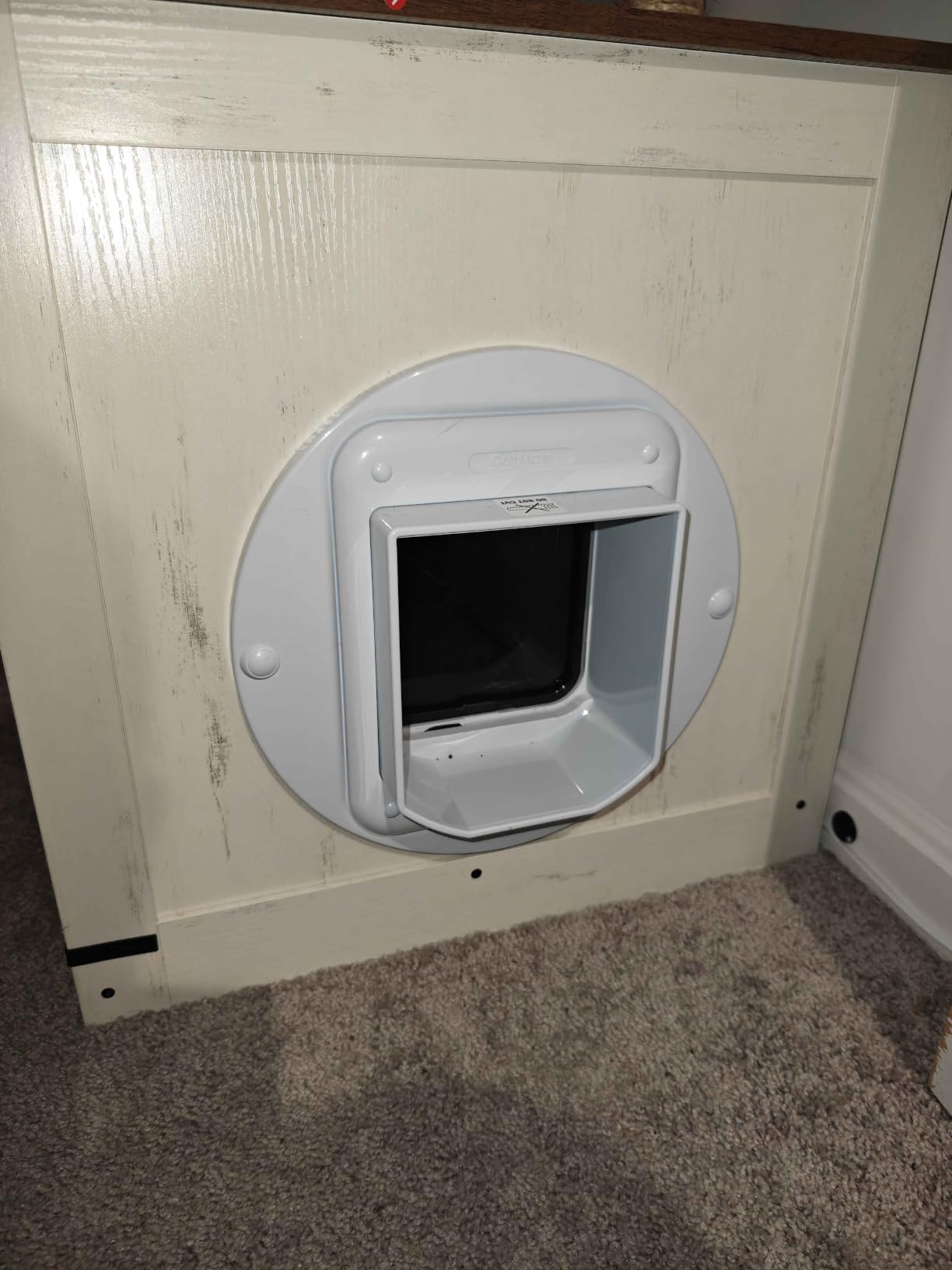 Cat Mate Microchip activated Cat Flap | for up to 30 Cats, Brown customer photo 1