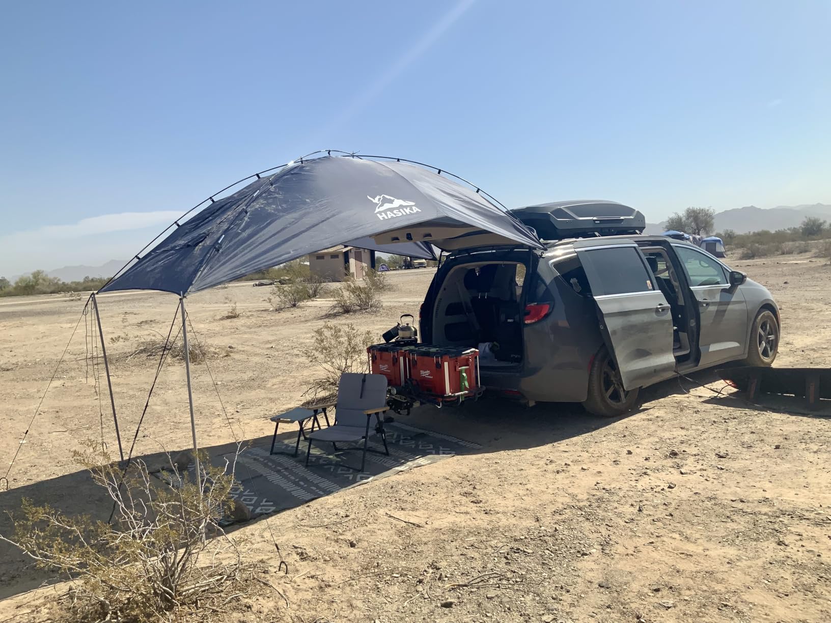 Hasika Waterproof SUV Tailgate Tent and Car Awning customer photo 2