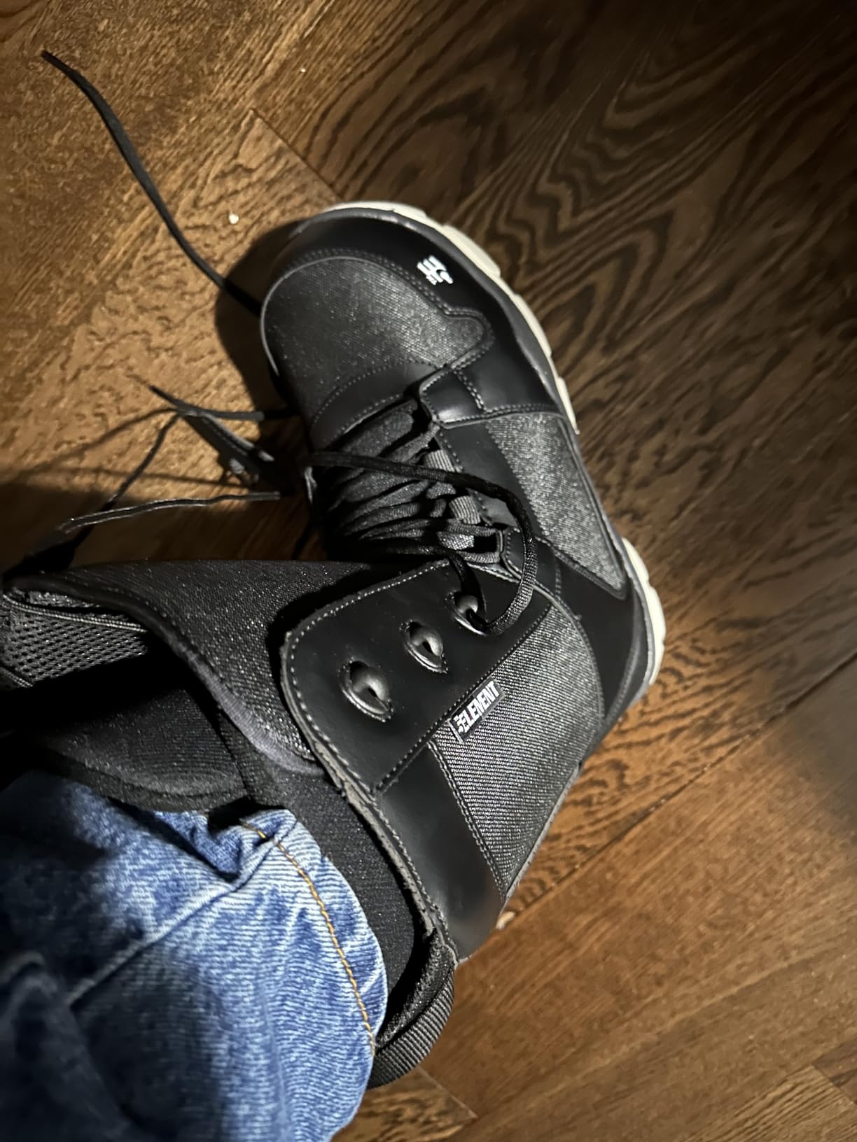 5th Element Men's Lace and Dial Snowboard Boots, Lace Black, 6 customer photo 1