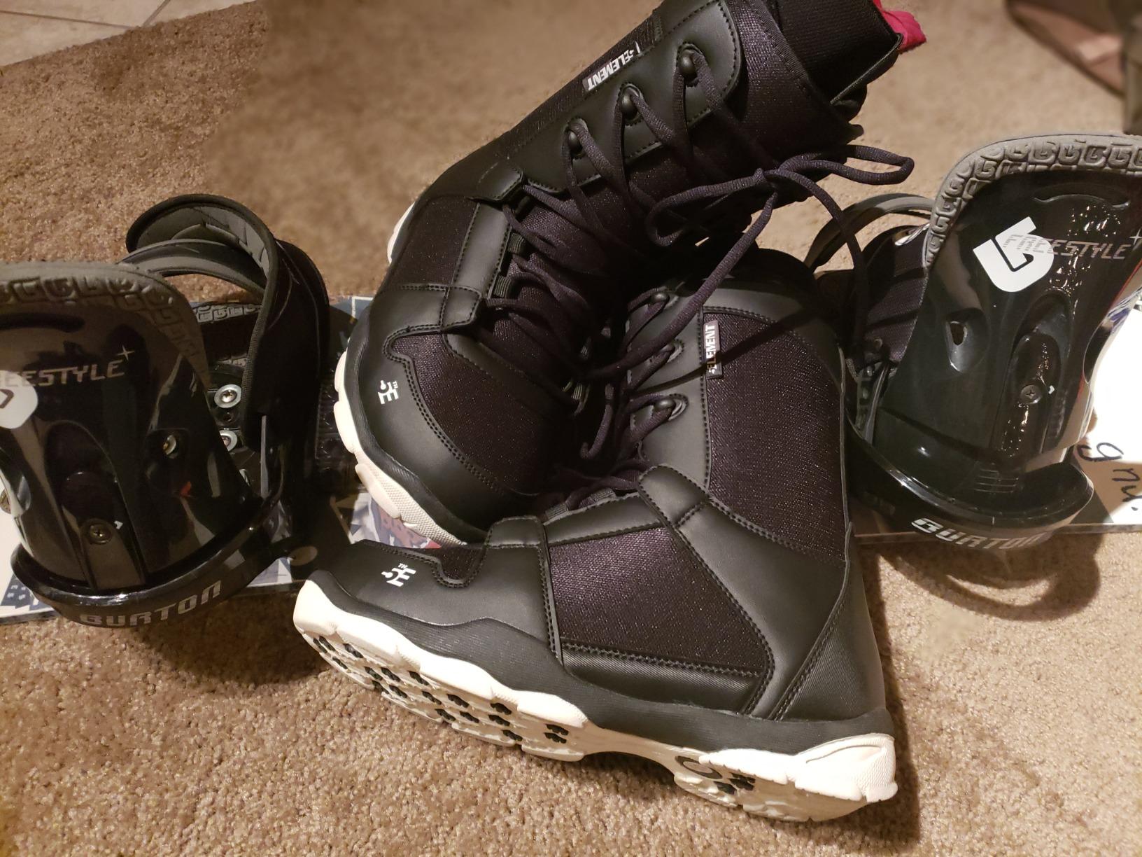5th Element Men's Lace and Dial Snowboard Boots, Lace Black, 6 customer photo 2