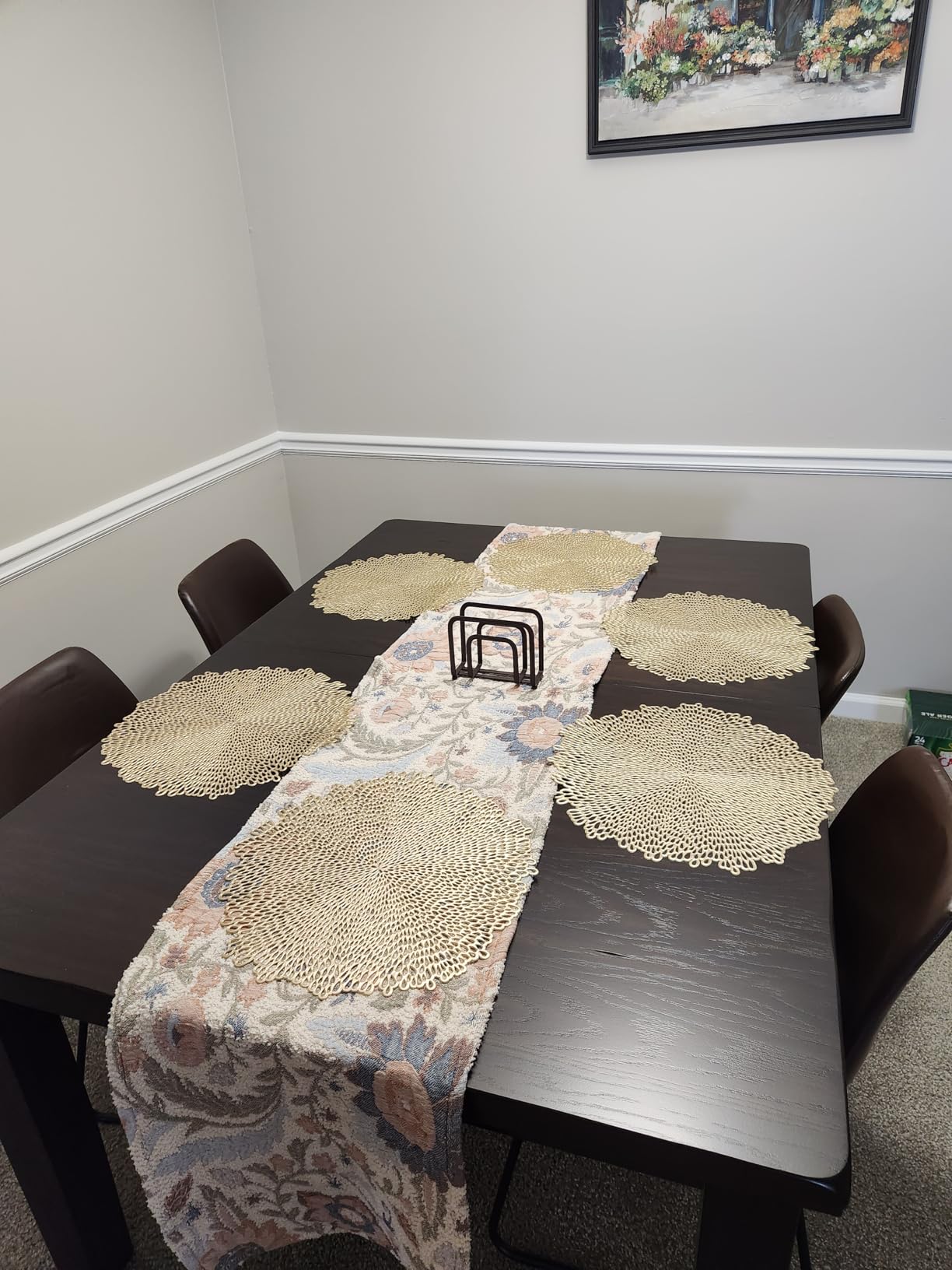 Signature Design by Ashley Haddigan Dining Extension Table, Seats 6-8 customer photo 1