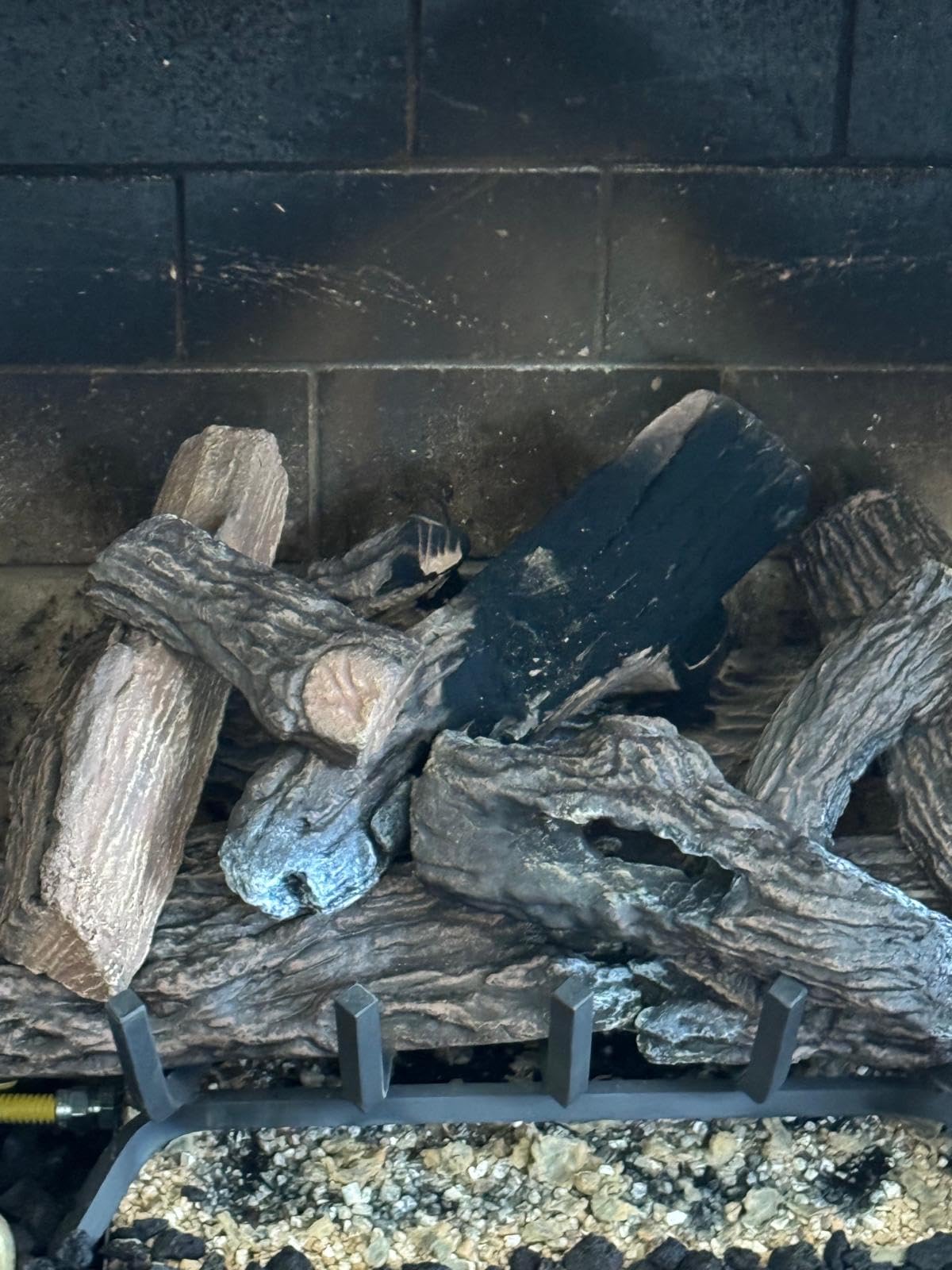 Duluth Forge Vented Natural Gas Fireplace Log Set - 18 in., 45,000 BTU, Match Light, Heartland Oak - Model# FNVL18-1 customer photo 1
