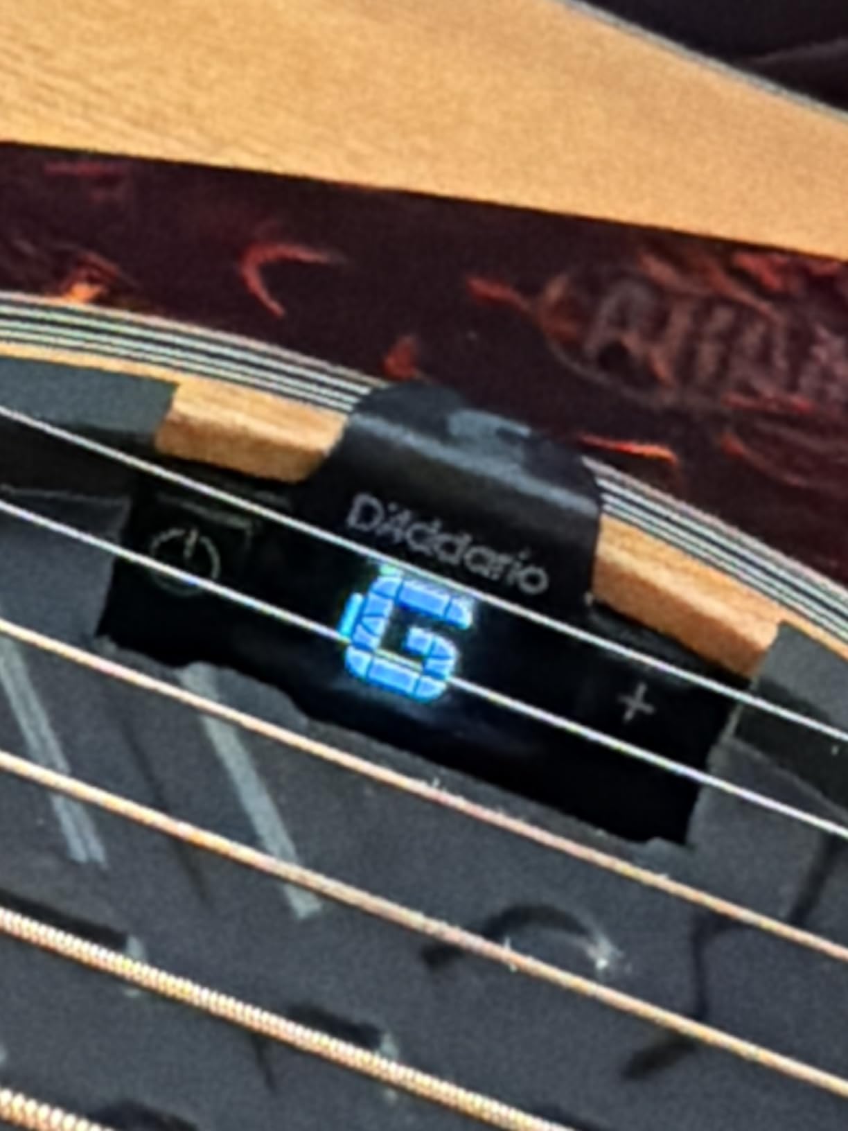 D'Addario NS Micro Soundhole Tuner, Discreet Chromatic Acoustic Guitar customer photo 2