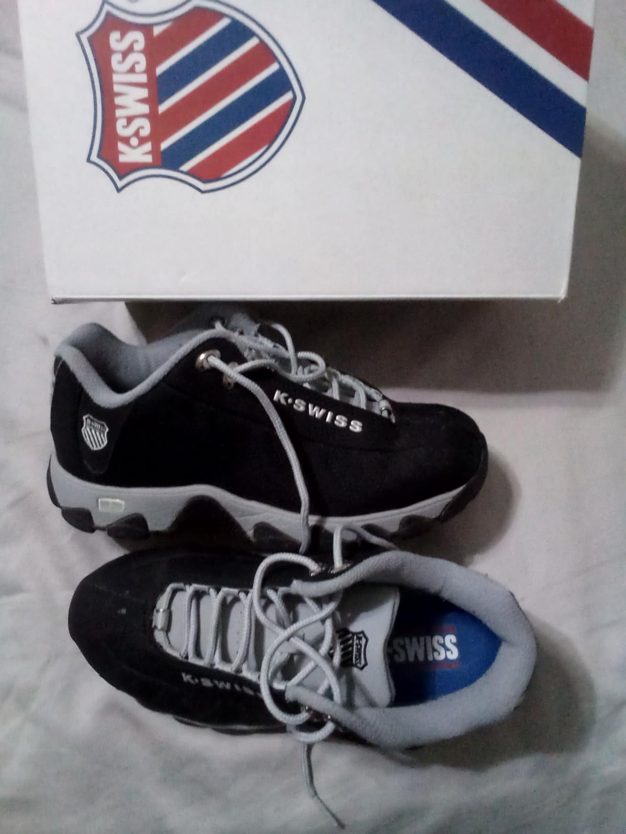 K-Swiss Men's ST329 CMF Sneaker, Wide Tennis Walking Shoes Leather Upper customer photo 2