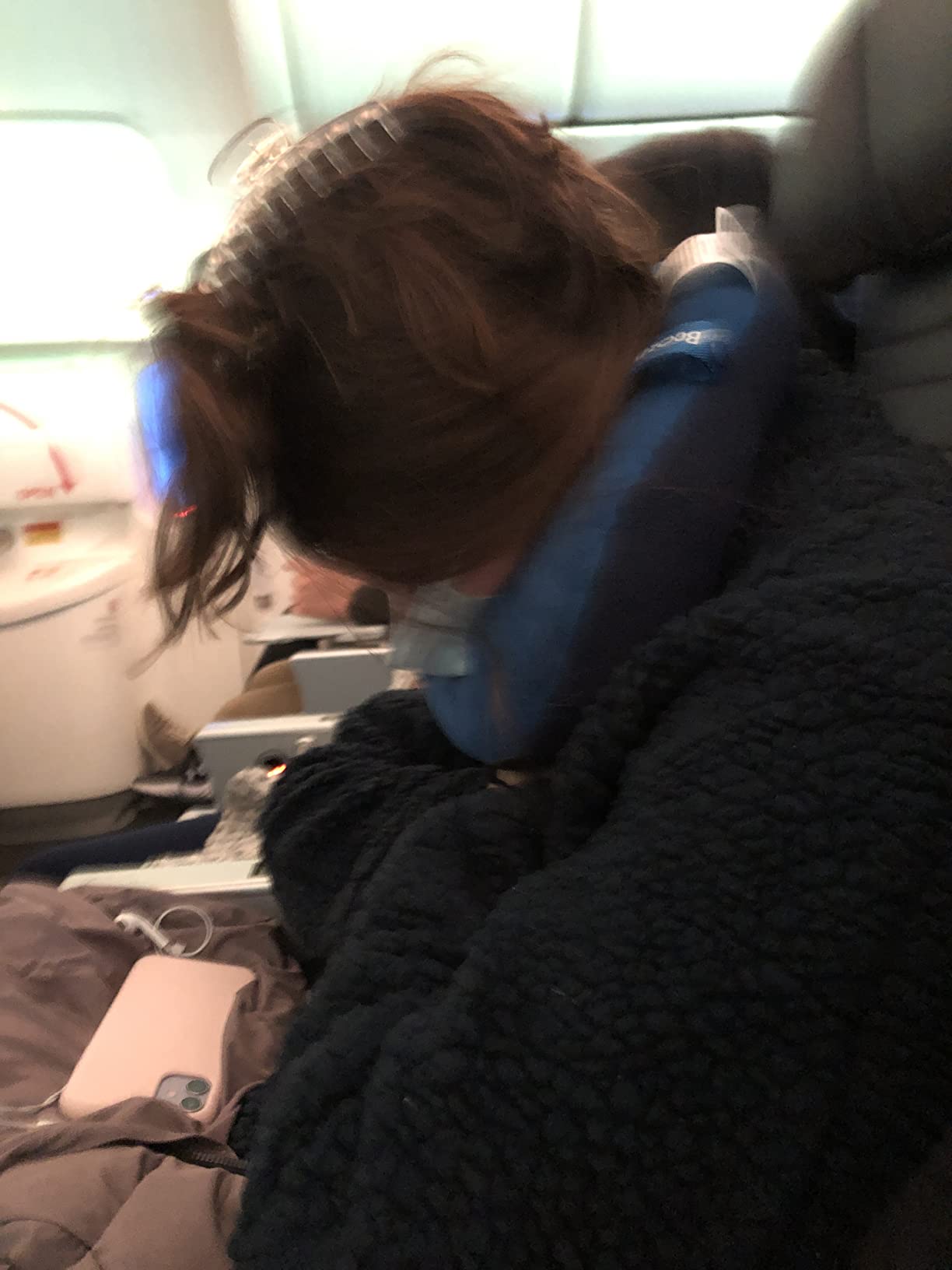 BCOZZY Kids Travel Neck Pillow (3-7 Y/O)- Patented Soft Toddler Pillow for Head & Chin Support in Car Seat, Airplane, and Road Trip Sleeping. Adjustable Size. Fully Washable. Carry Bag. Small, Navy customer photo 1