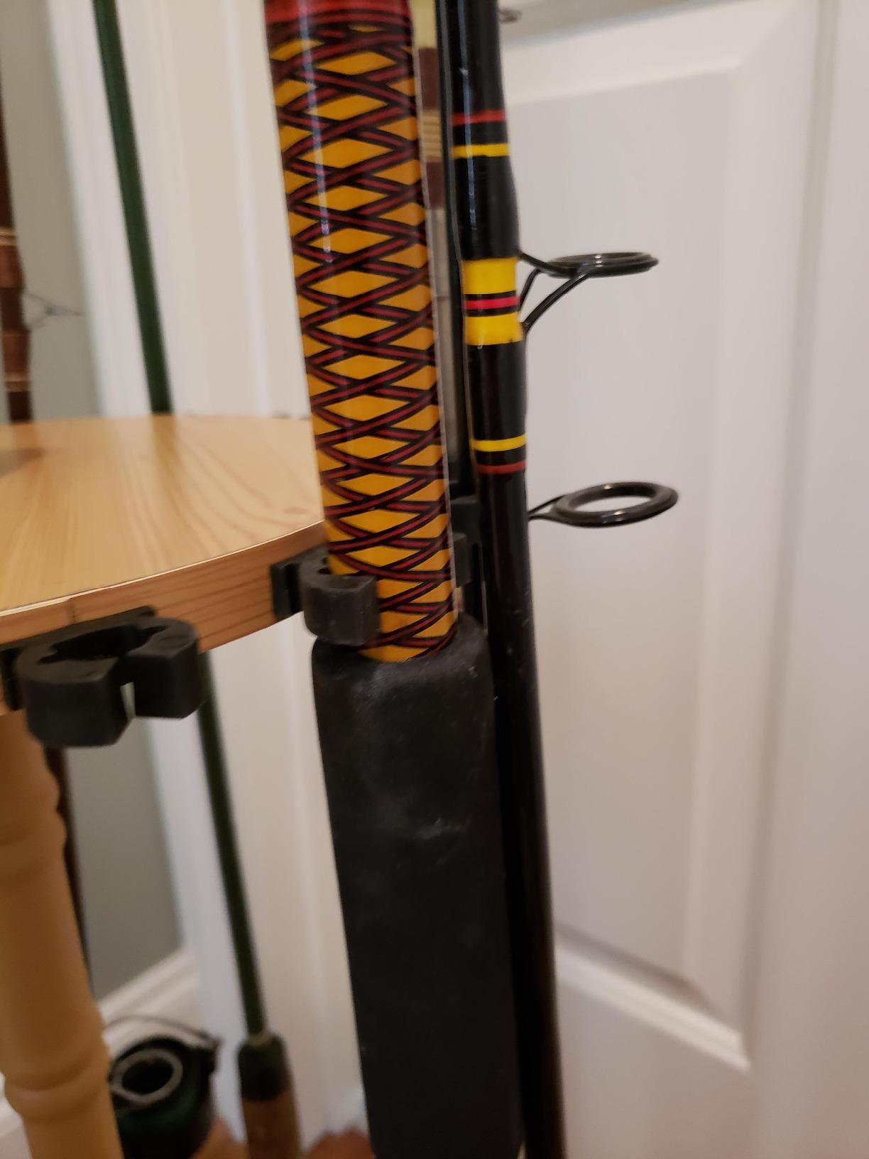 Rush Creek Creations 16-Rod Round Fishing Rod Holder for Garage, Tackle Box customer photo 1