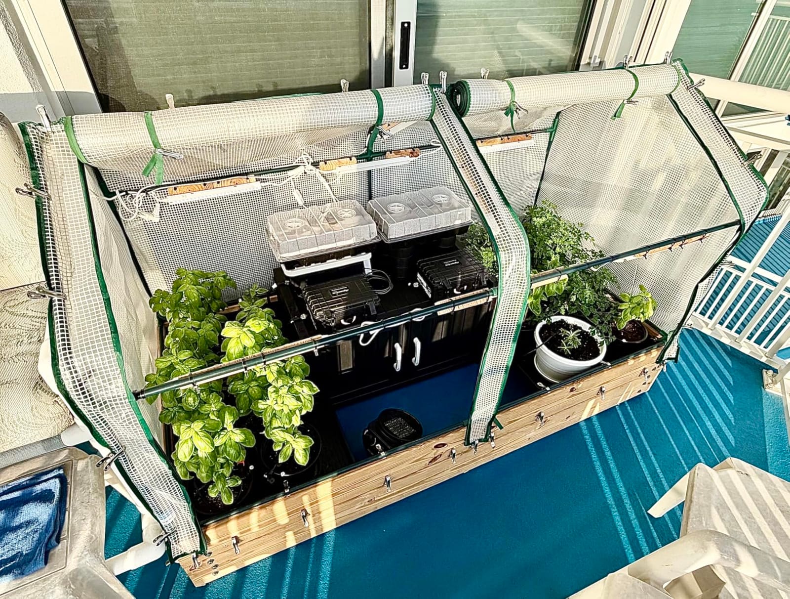 Quictent Mini Greenhouse for Indoor Outdoor, Portable Quick-Setup Tabletop customer photo 1