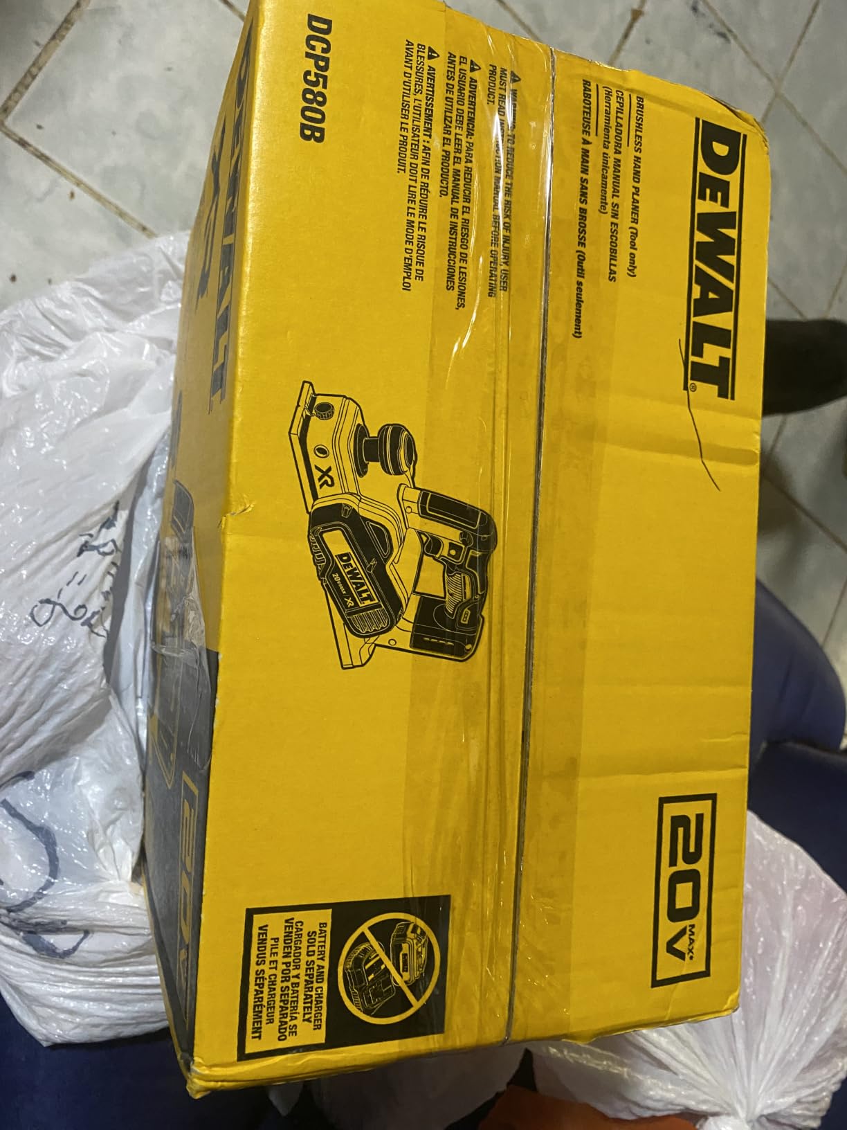 DEWALT 20V MAX Planer, 30,000 Cuts Per Minute, 2 mm Cut Depth, Brushless Motor, Bare Tool Only (DCP580B) customer photo 1
