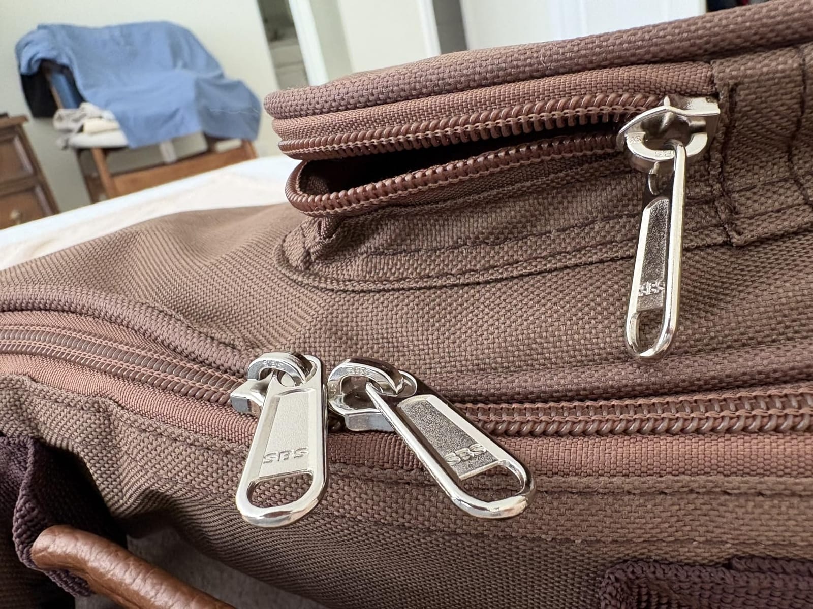 10MM Leather Handles Thick Durable Colorful Ukulele Case Bag with Storage (21in, Light Blue) customer photo 1