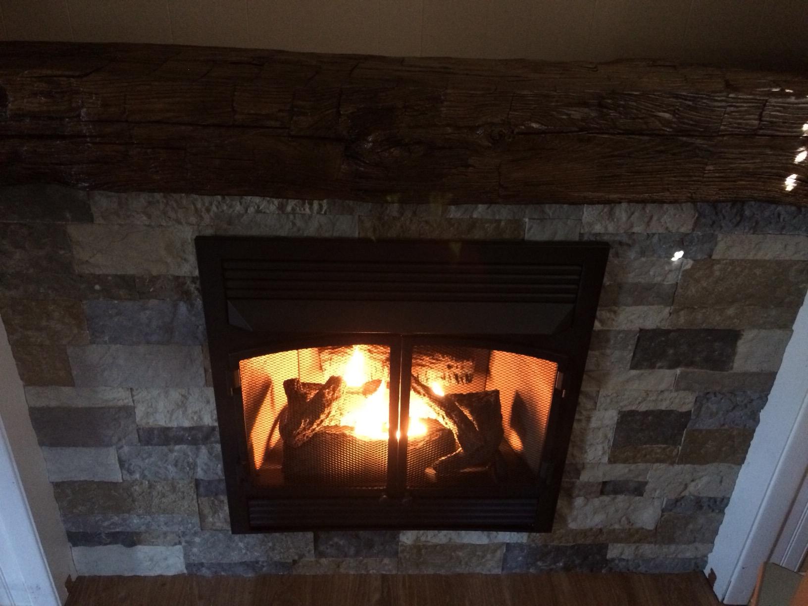 Duluth Forge Dual Fuel Ventless Gas Fireplace Insert - 32,000 BTU, Remote Control - Model# FDF400RT-ZC customer photo 1