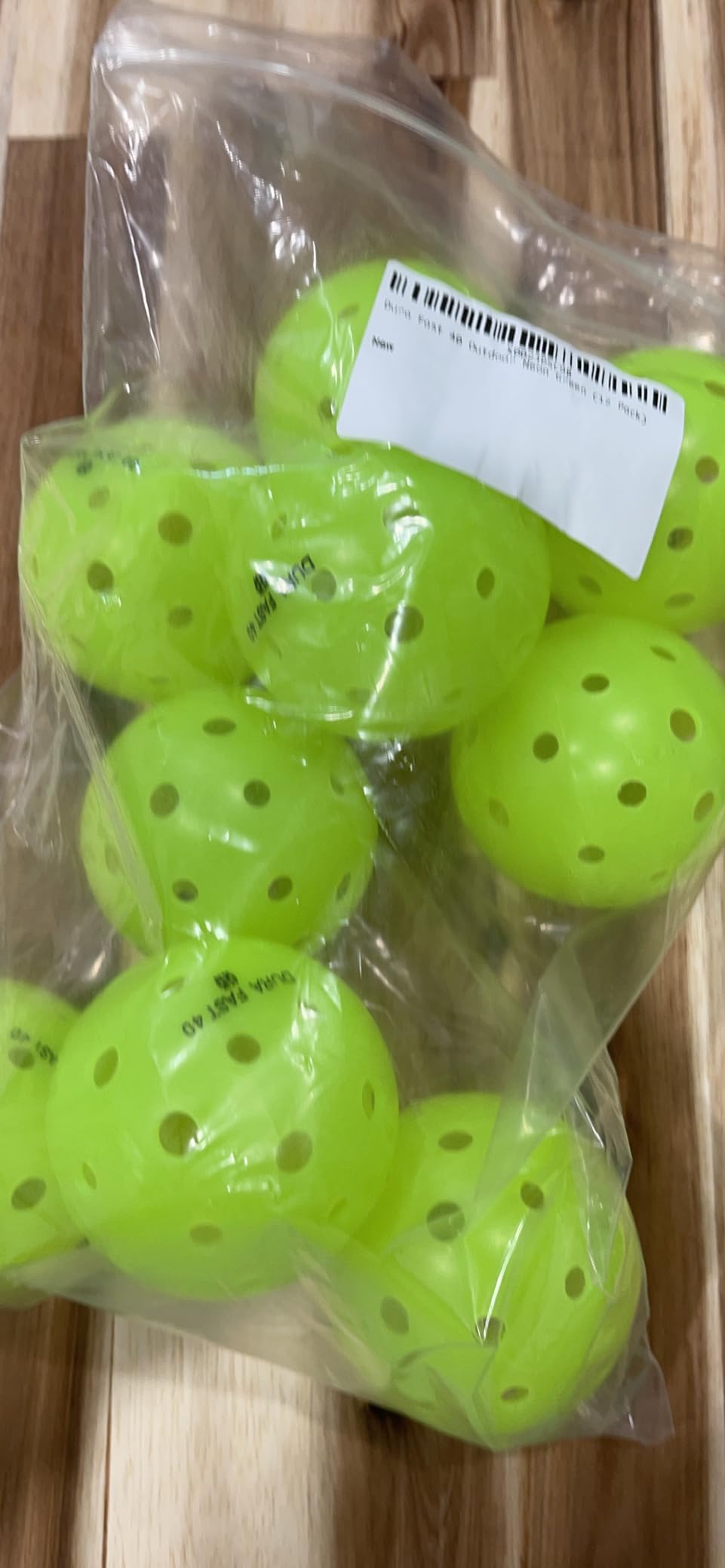 Pickleballs | Outdoor pickleball balls | Neon | Dozen/Pack of 12 | USAPA Approved and Sanctioned for Tournament Play, Professional Perfomance customer photo 1