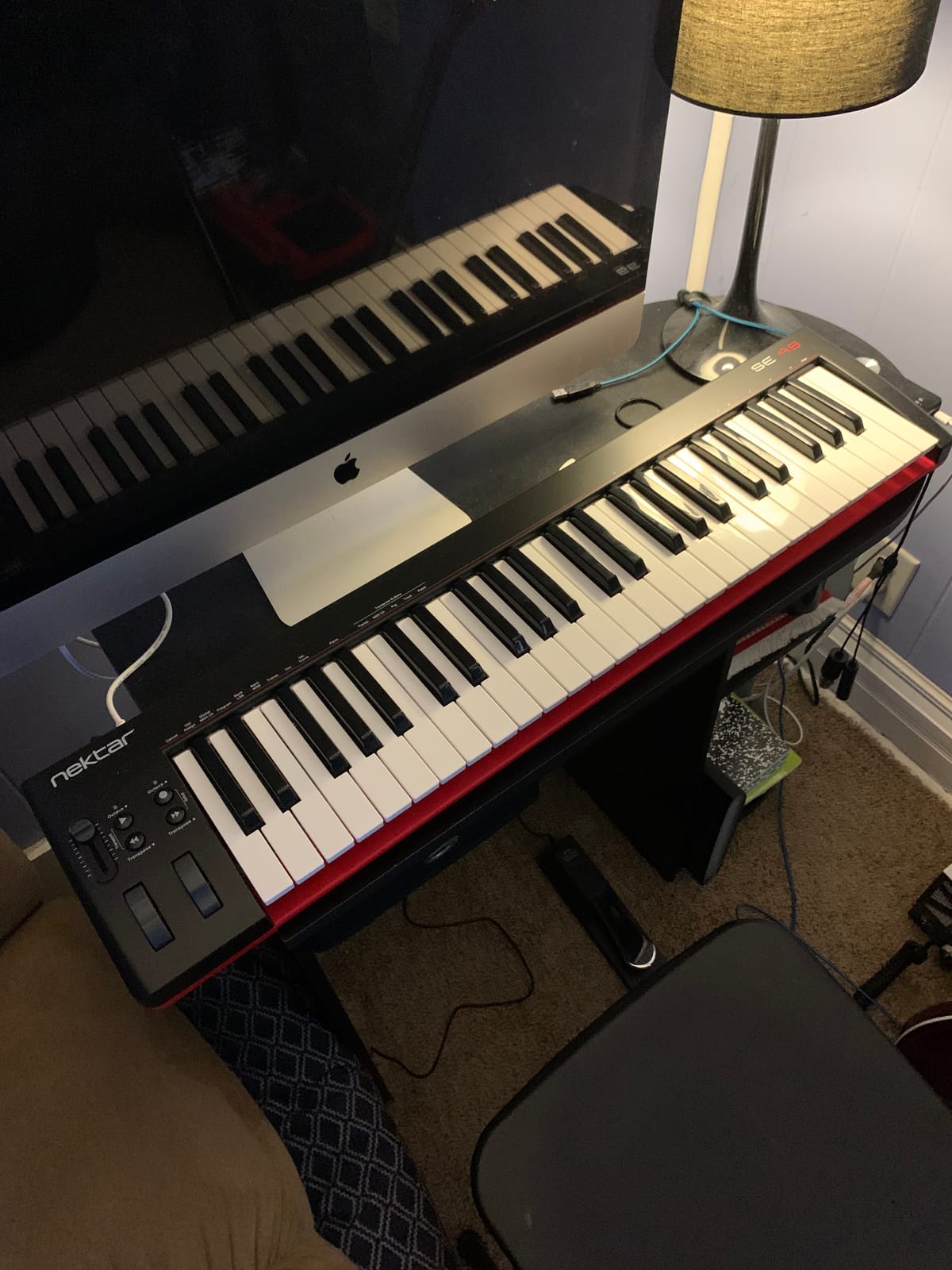 Nektar, 49-Key Midi Controller (SE49),Black white Grey customer photo 2