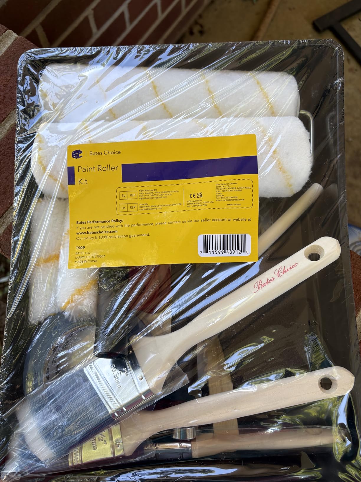 Bates- Paint Roller Kit, 19 pcs, Roller Set with Microfiber Sleeves & Frame customer photo 1