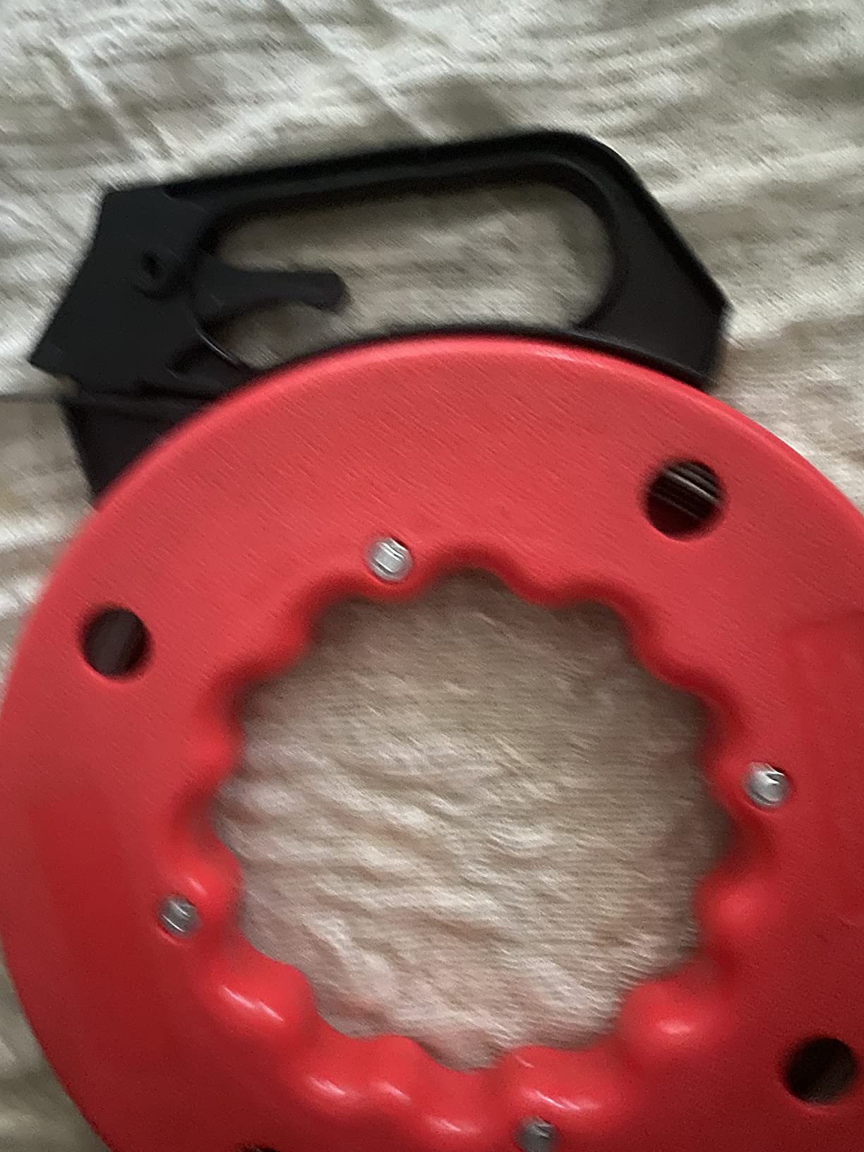 Fish Tape Wire Puller 50ft - Easy to use Cable Puller Tool with Double Loop Tip - Flexible Wire Fishing Tools for Walls and Electrical Conduit - 1/8 Steel Fish Tape Durable Housing - RamPro (50 ft) customer photo 2