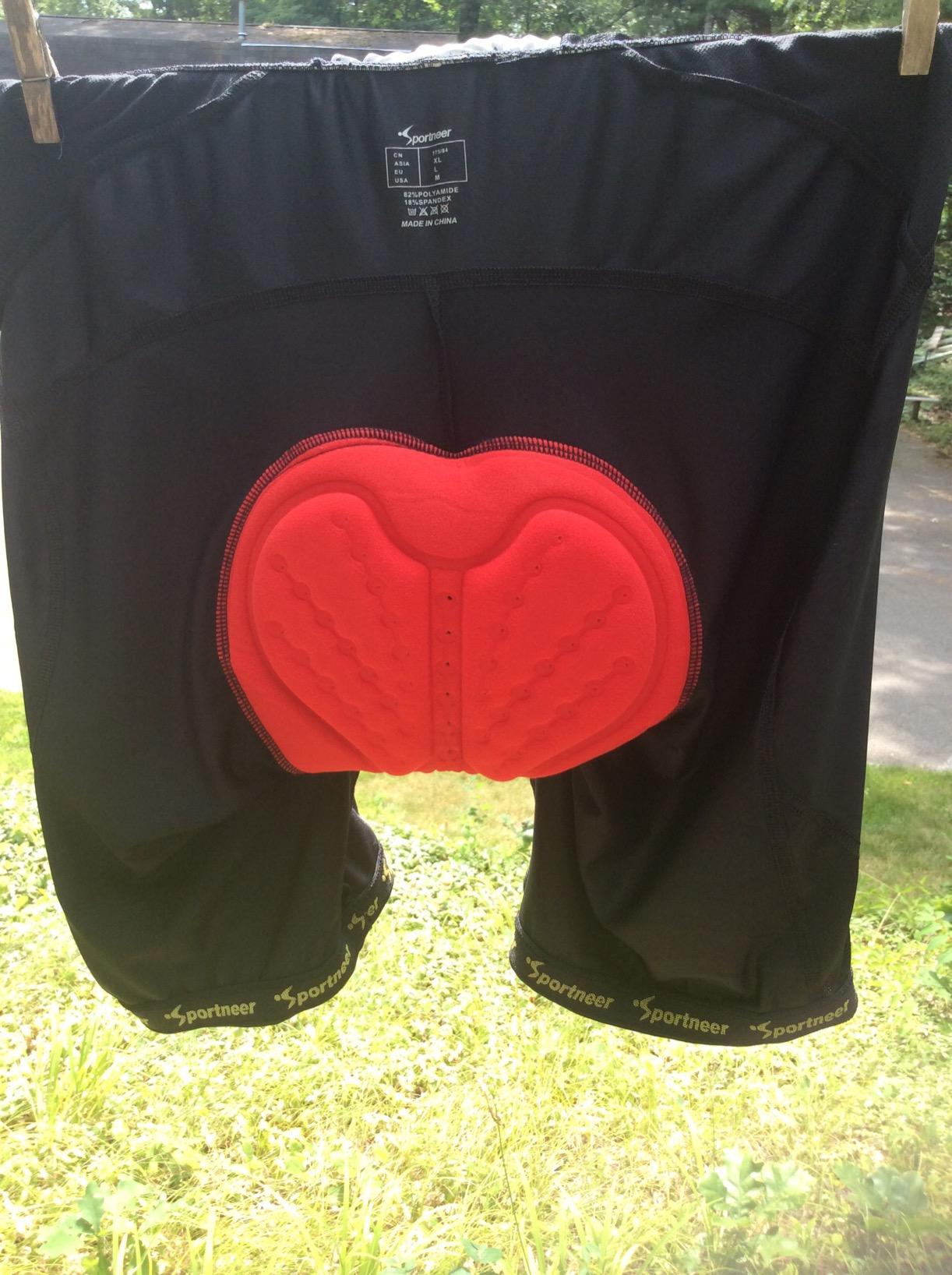 Sportneer Padded Bike Shorts for Men 4D Padding Mens Bicycle Cycling Biking Shorts UPF 50+ Breathable customer photo 2