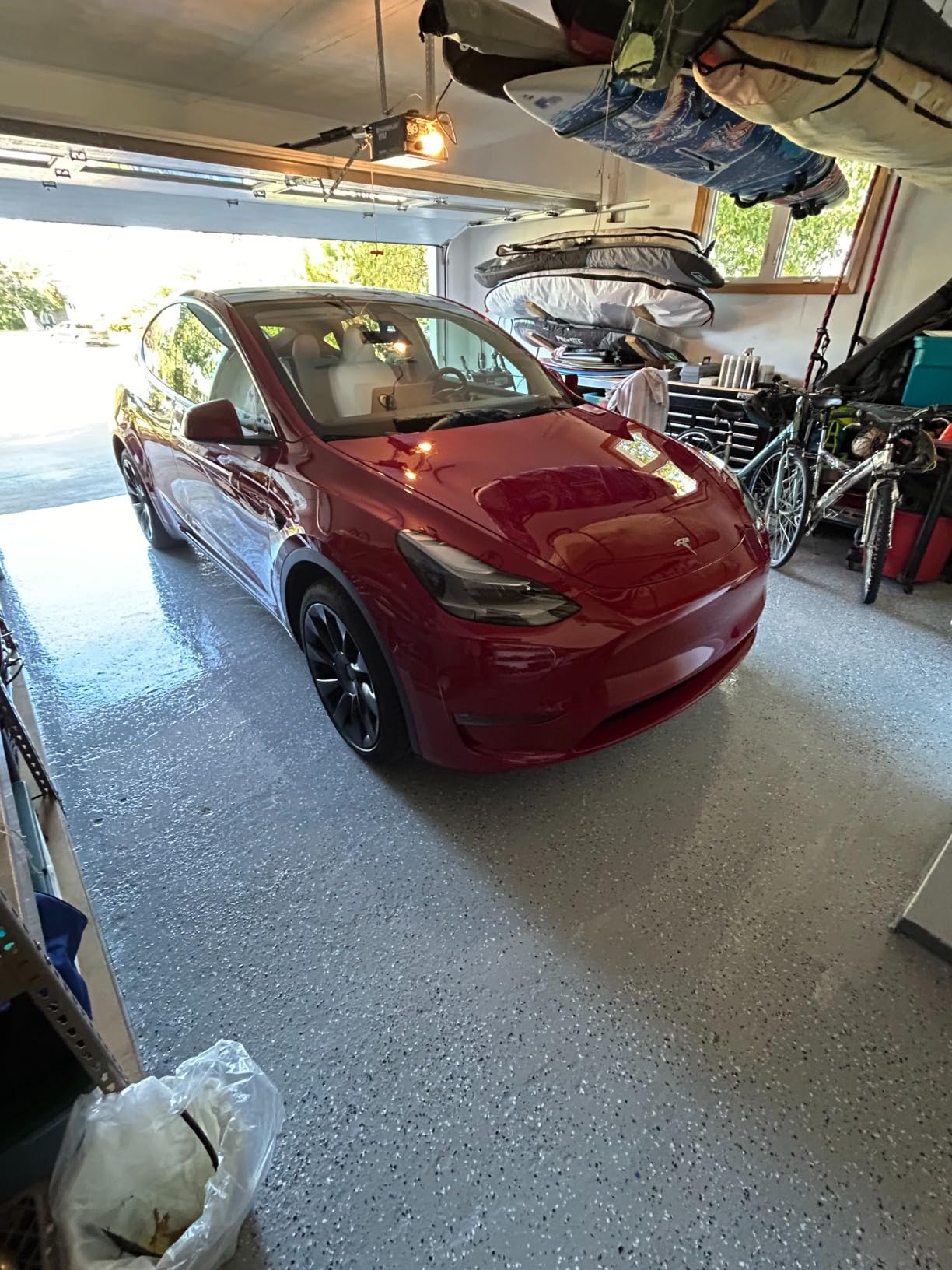 Rust-Oleum RockSolid Polycuramine High Gloss Gray Garage Floor Coating customer photo 1